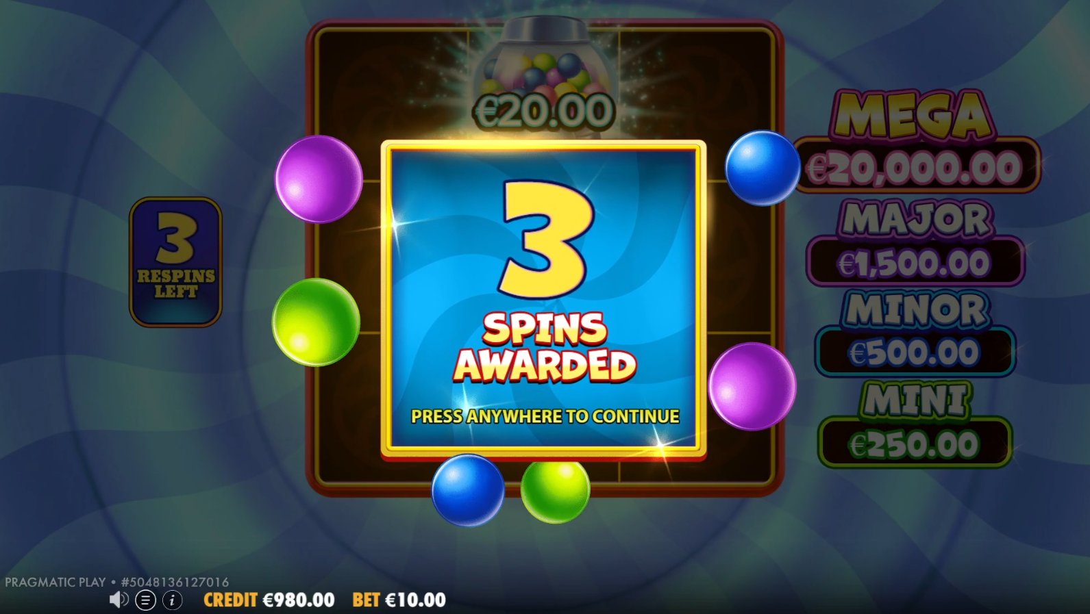 Super Gummy Strike - Free spins 2