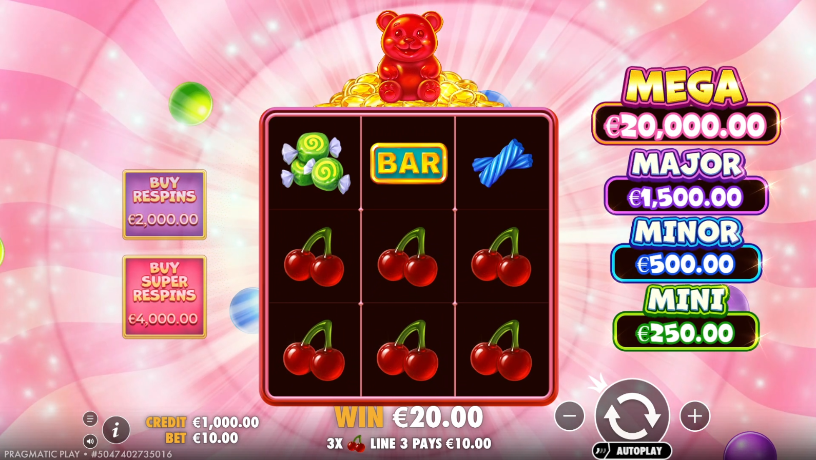 Super Gummy Strike - Big win 6