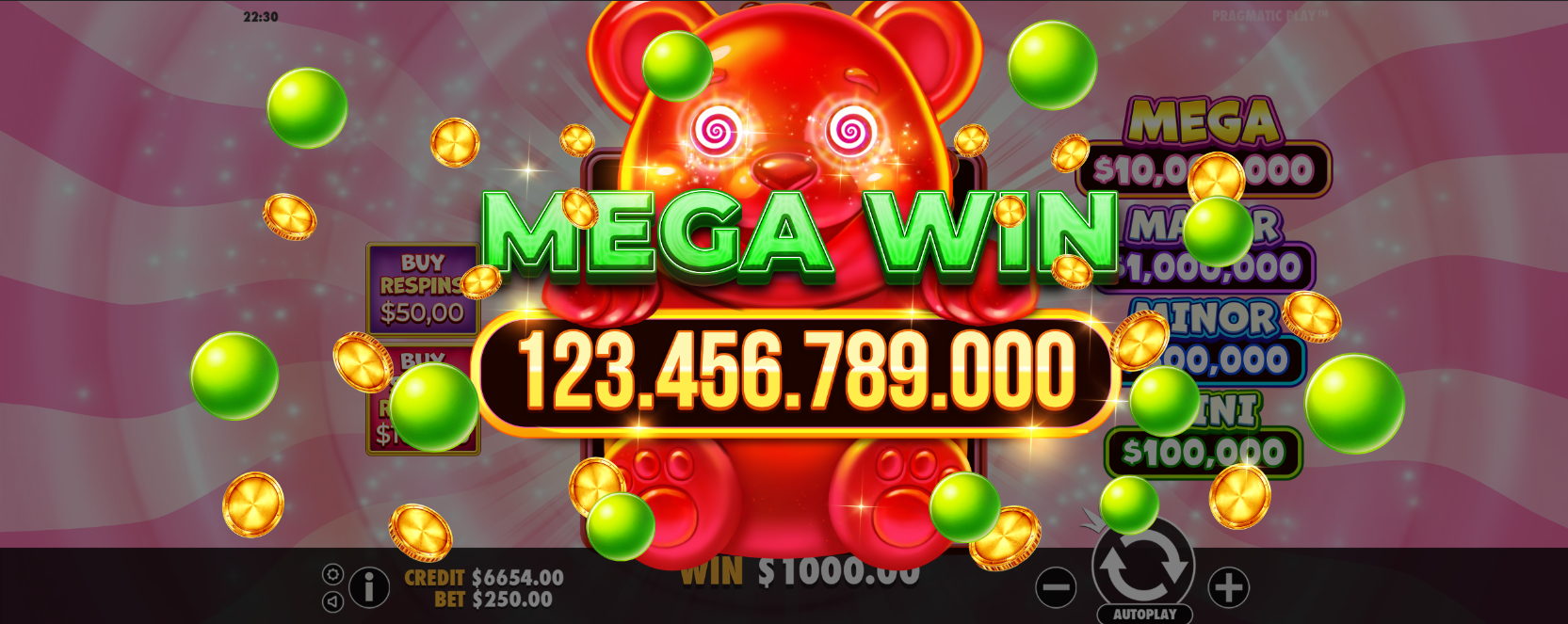 Super Gummy Strike - Big win 12