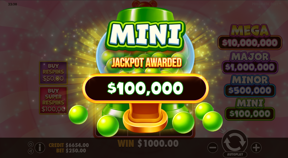 Super Gummy Strike - Big win 13