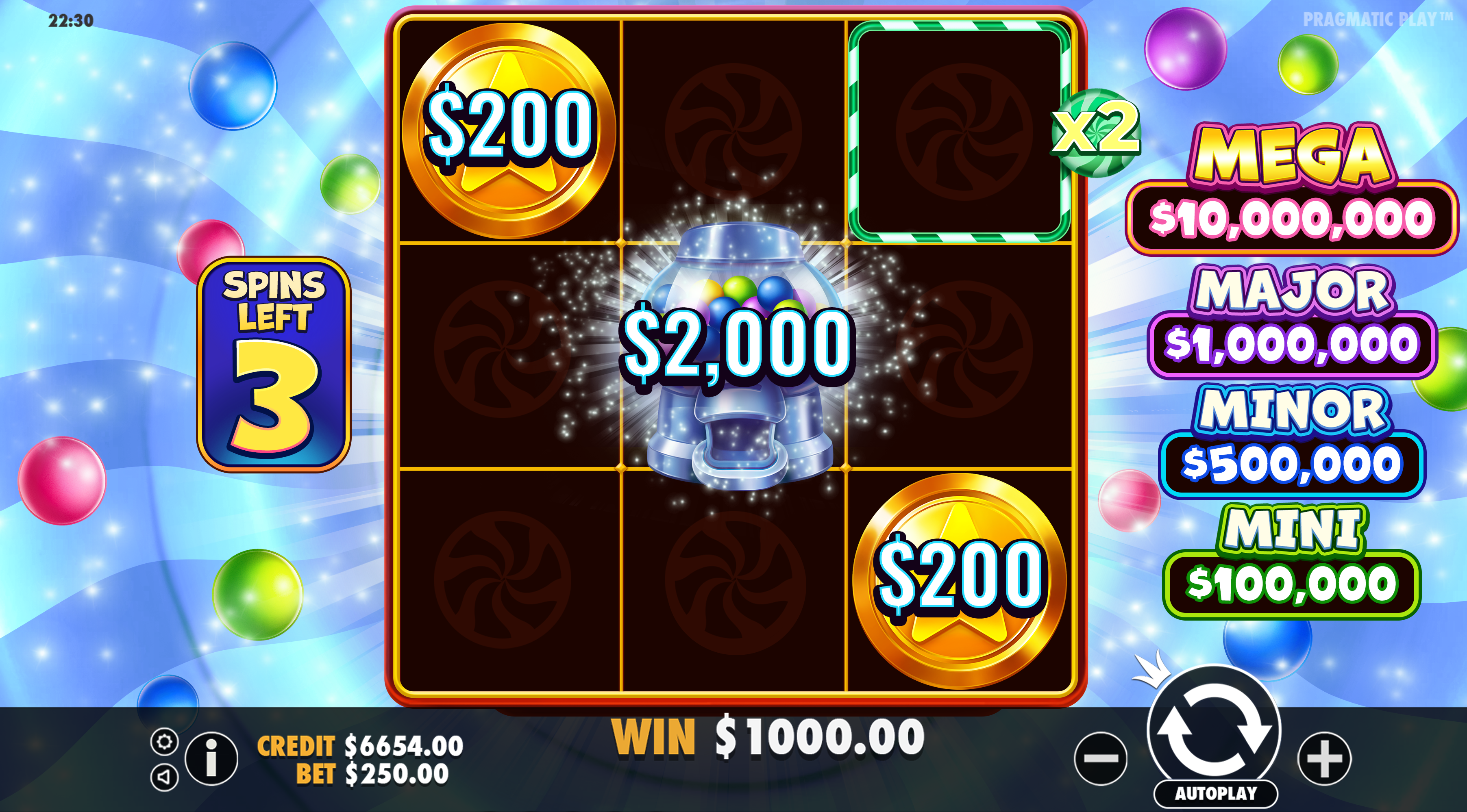Super Gummy Strike - Big win 16