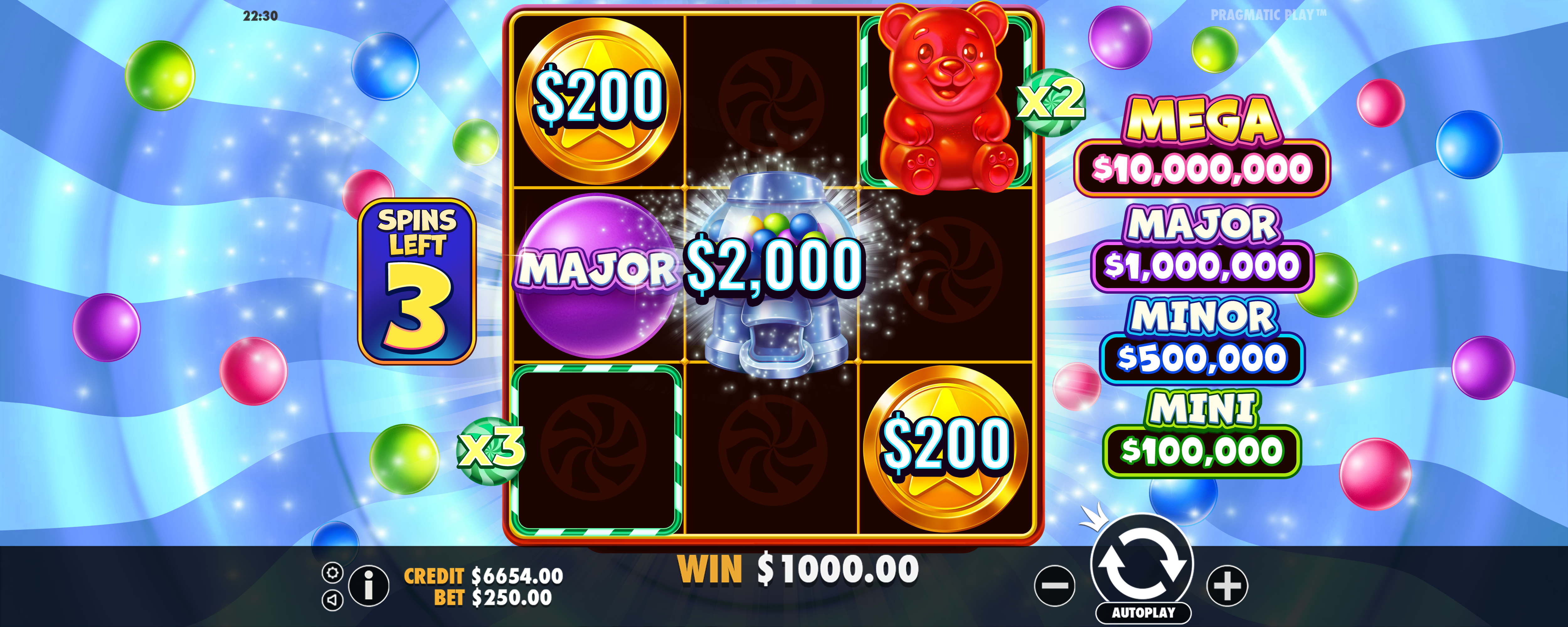 Super Gummy Strike - Big win 15