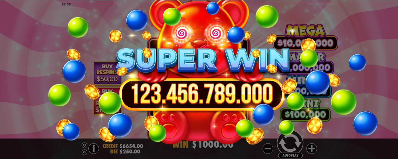 Super Gummy Strike - Big win 17