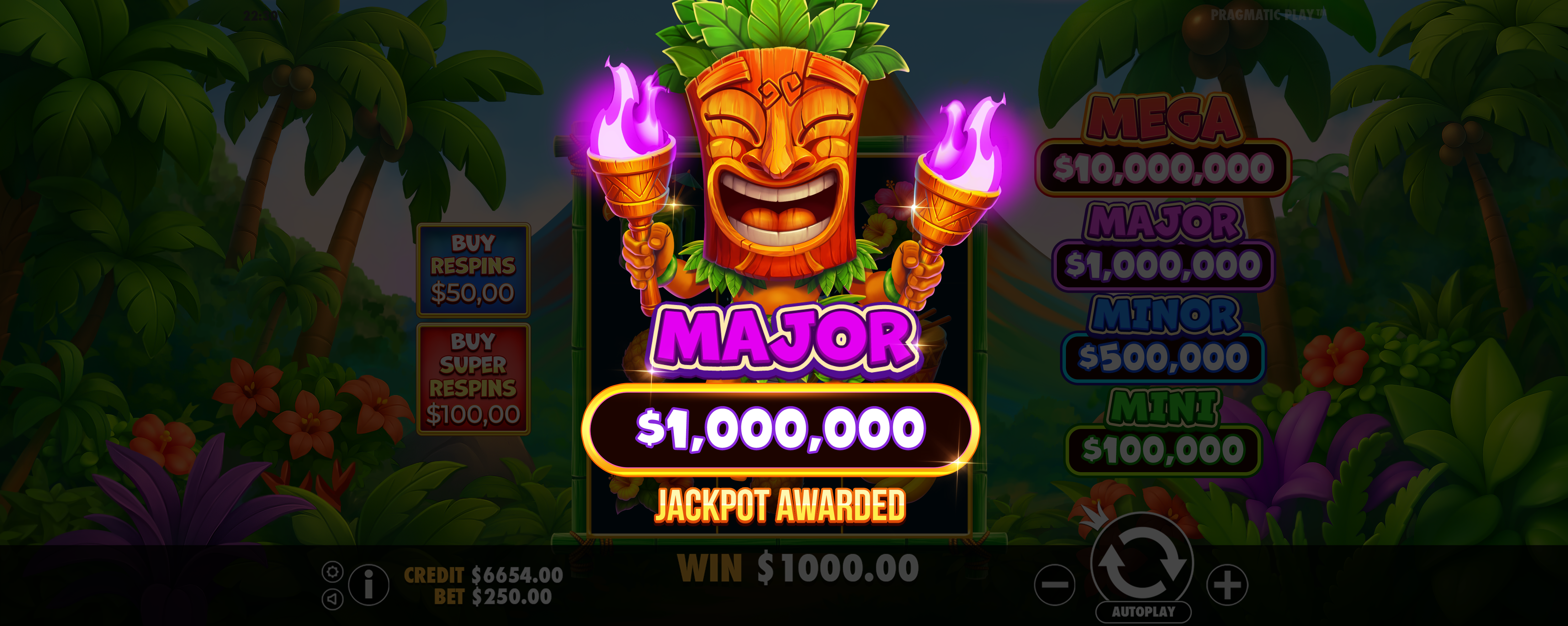 Super Tiki Strike - Big win 5