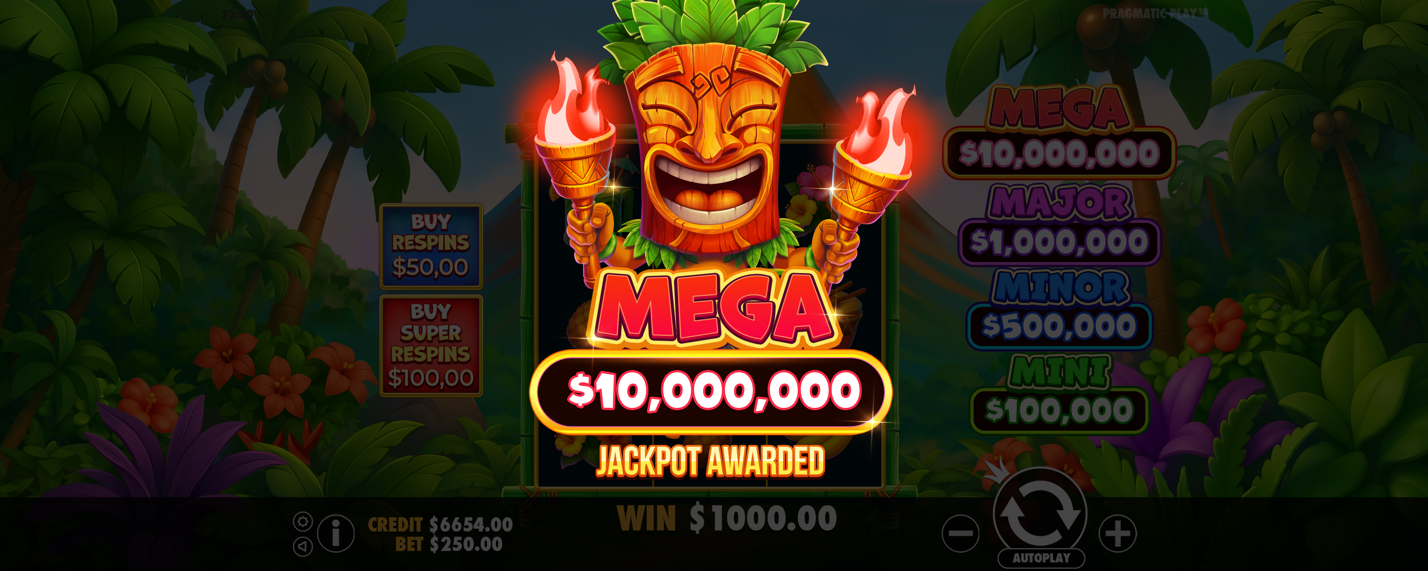 Super Tiki Strike - Big win 6