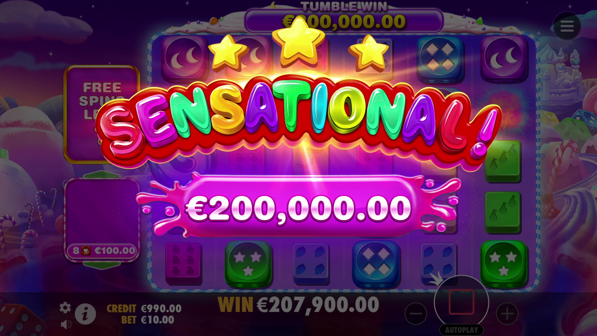 Sweet Bonanza 1000 Dice - Big win 2