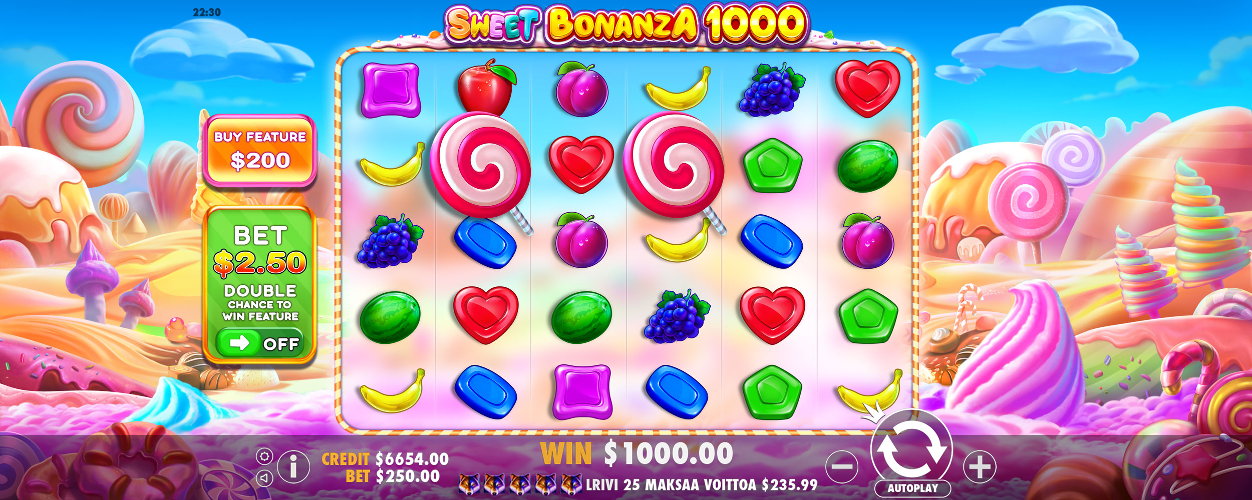 Sweet Bonanza 1000 - Base game 1
