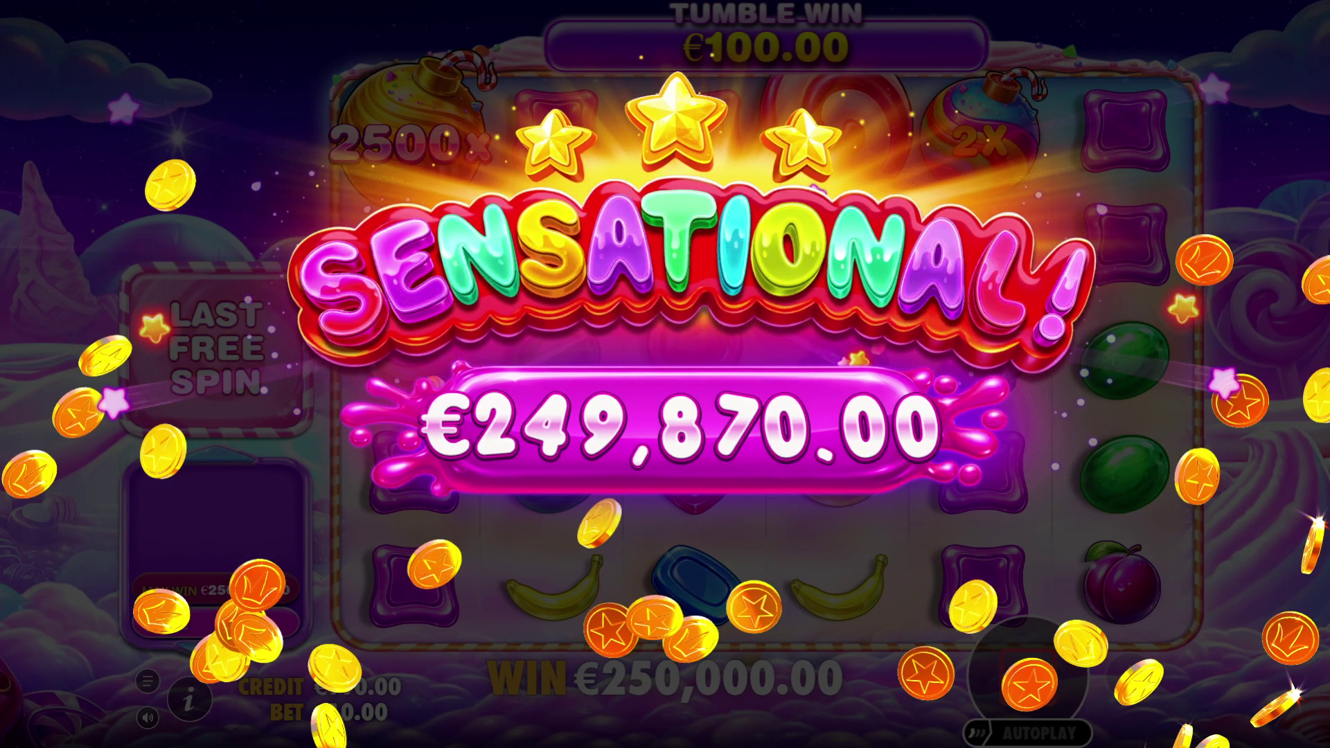 Sweet Bonanza 2500 - Big win 4