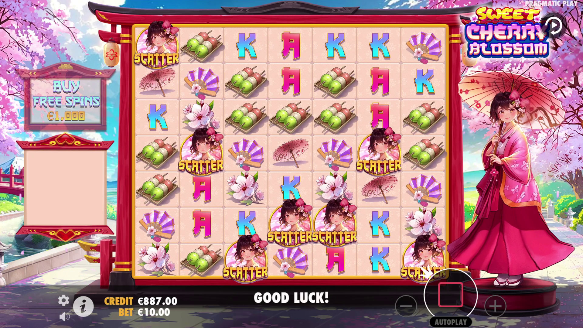 Sweet Cherry Blossom - Free spins 5