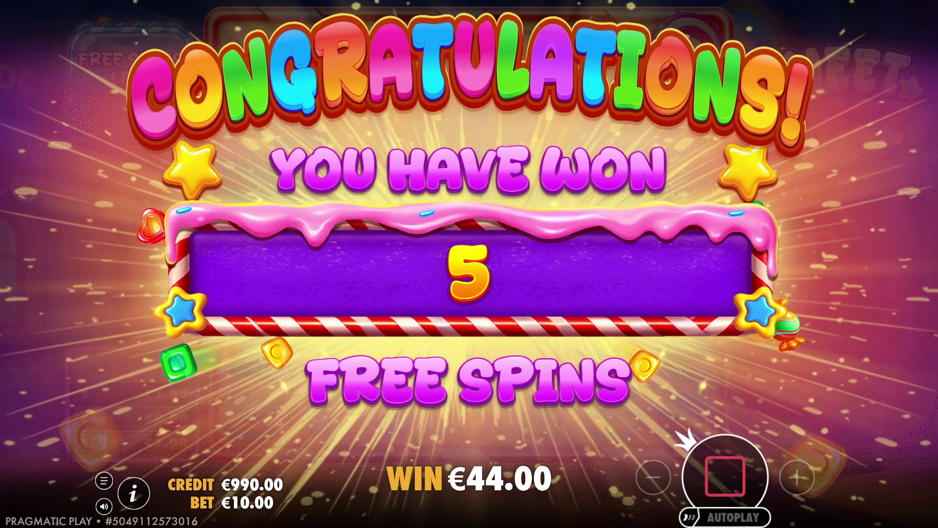 Sweet Craze - Free spins 3