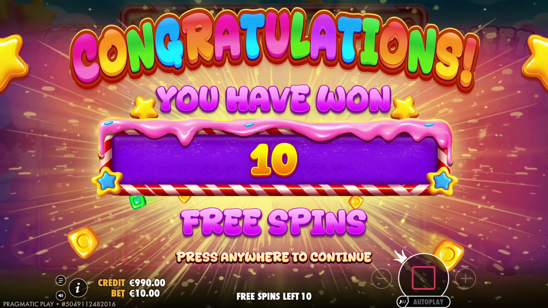 Sweet Craze - Free spins 4