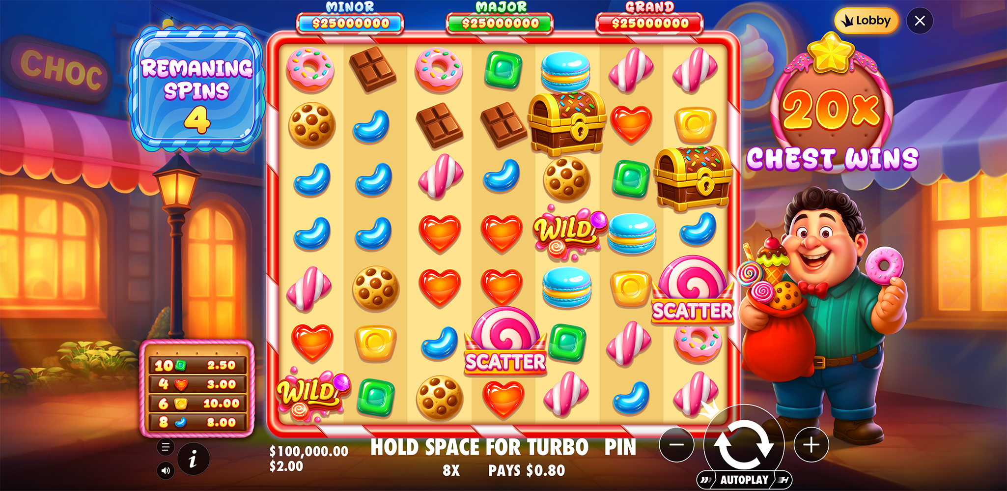 Sweet Craze - Free spins 5
