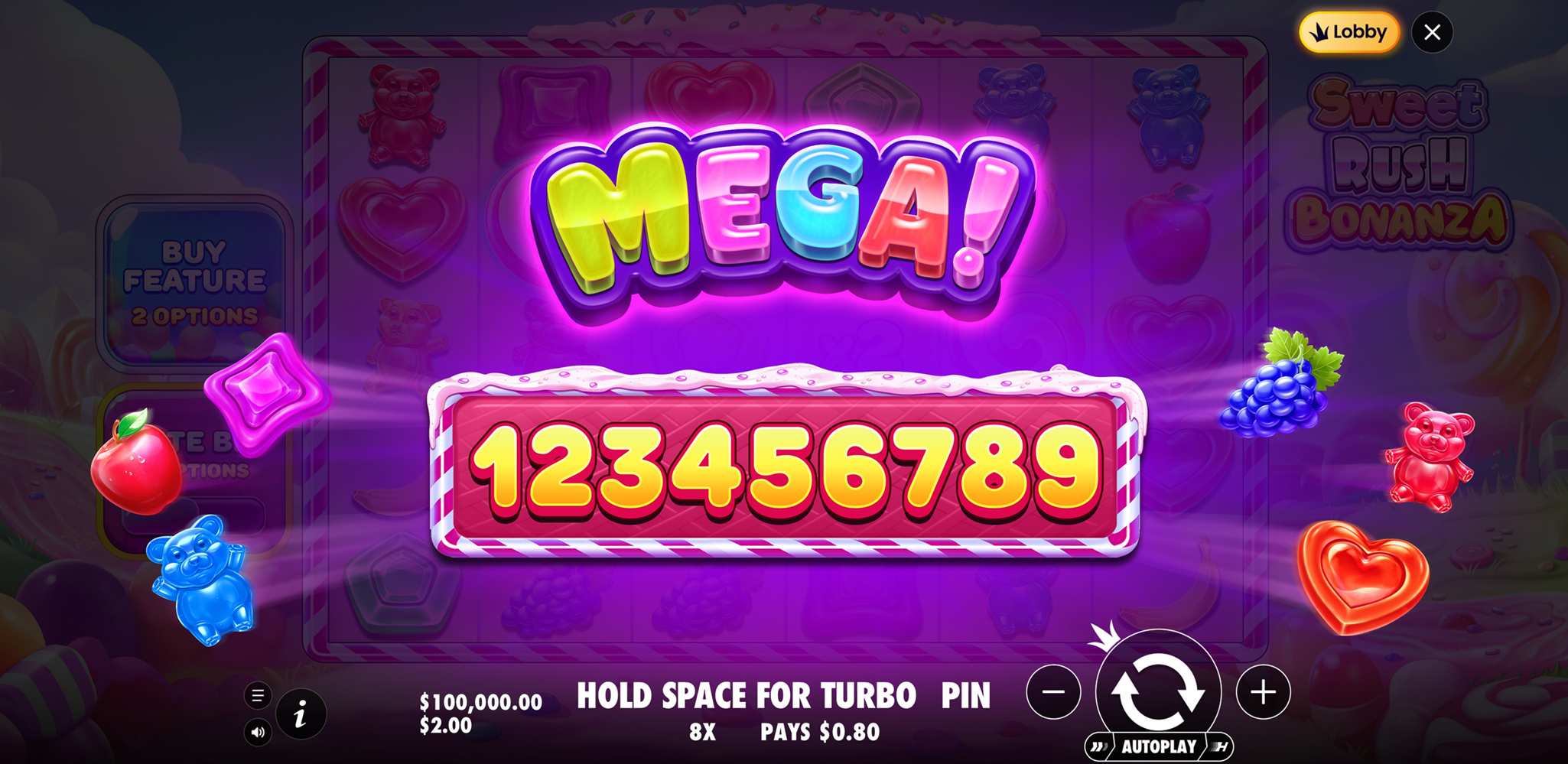 Sweet Rush Bonanza - Big win 3