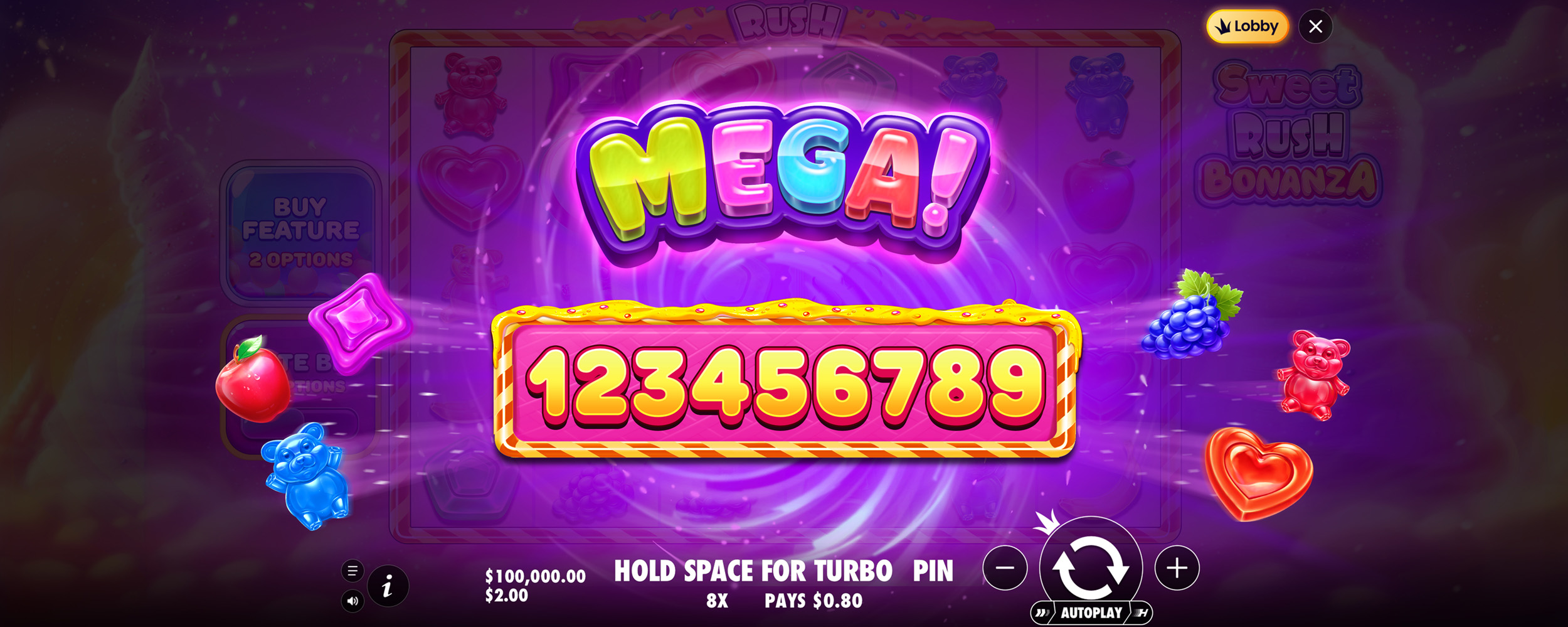 Sweet Rush Bonanza - Big win 5