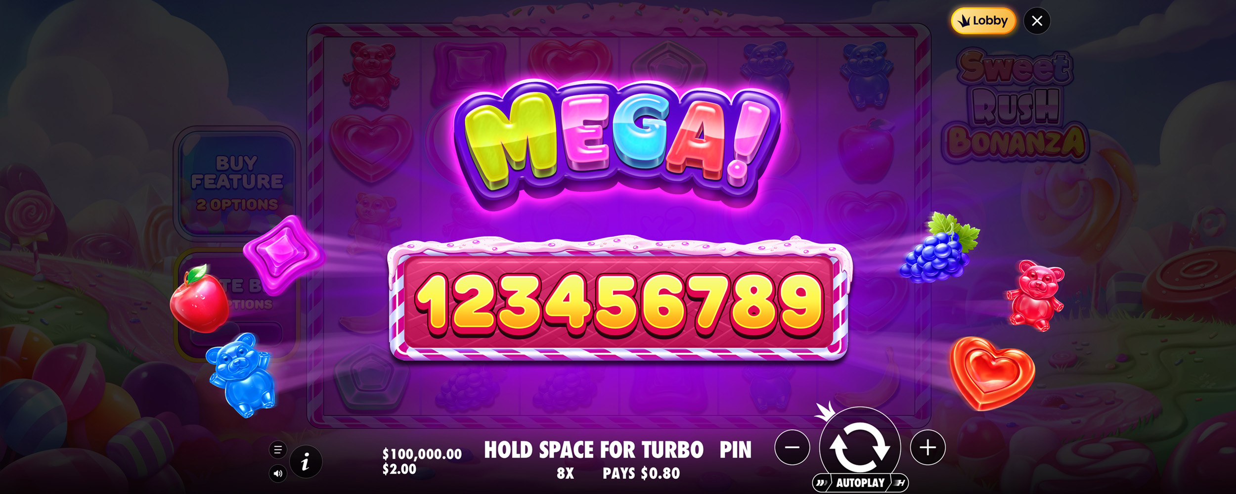 Sweet Rush Bonanza - Big win 4