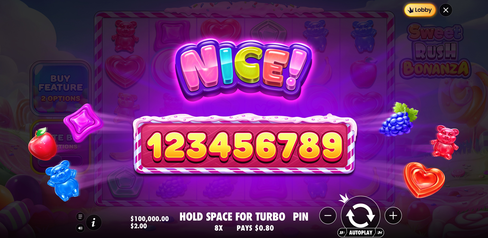 Sweet Rush Bonanza - Big win 6