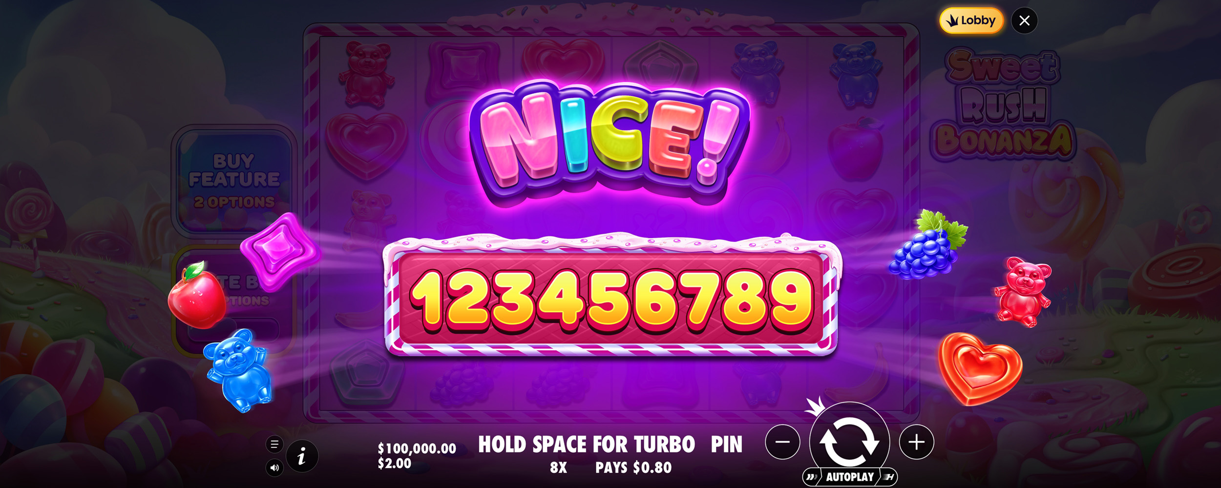 Sweet Rush Bonanza - Big win 8