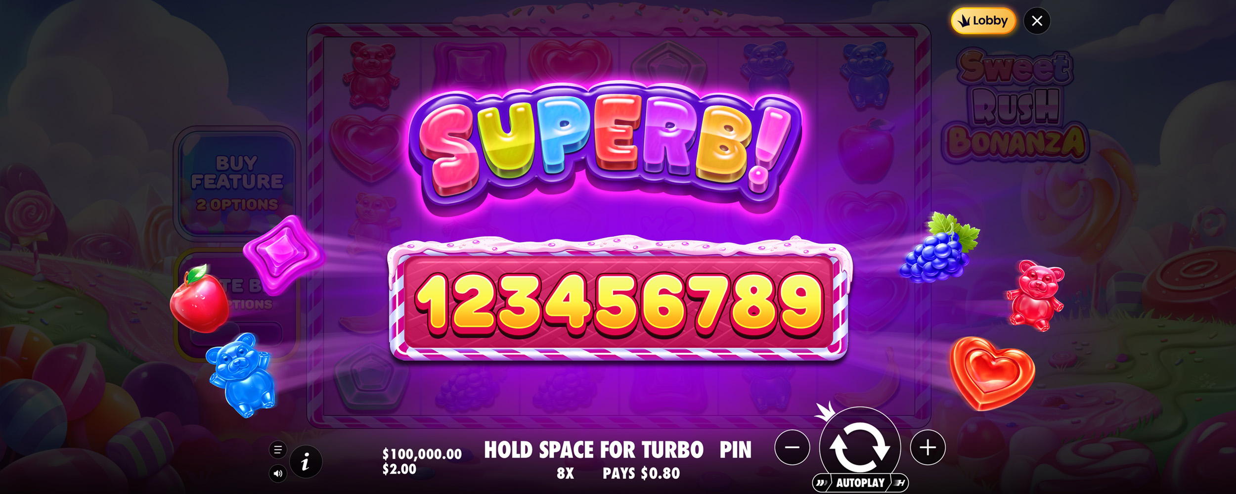 Sweet Rush Bonanza - Big win 16