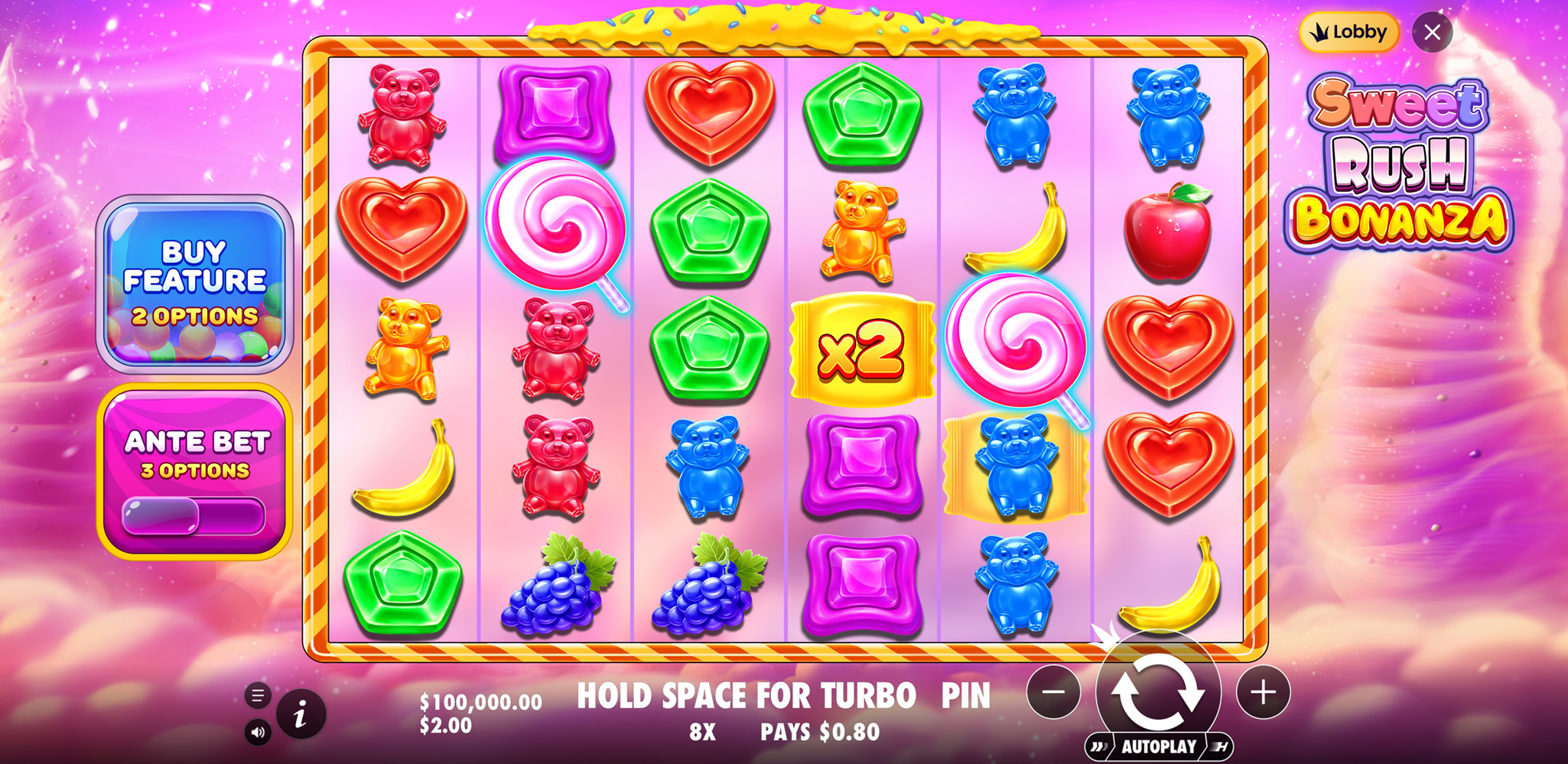 Sweet Rush Bonanza - Buy bonus 1