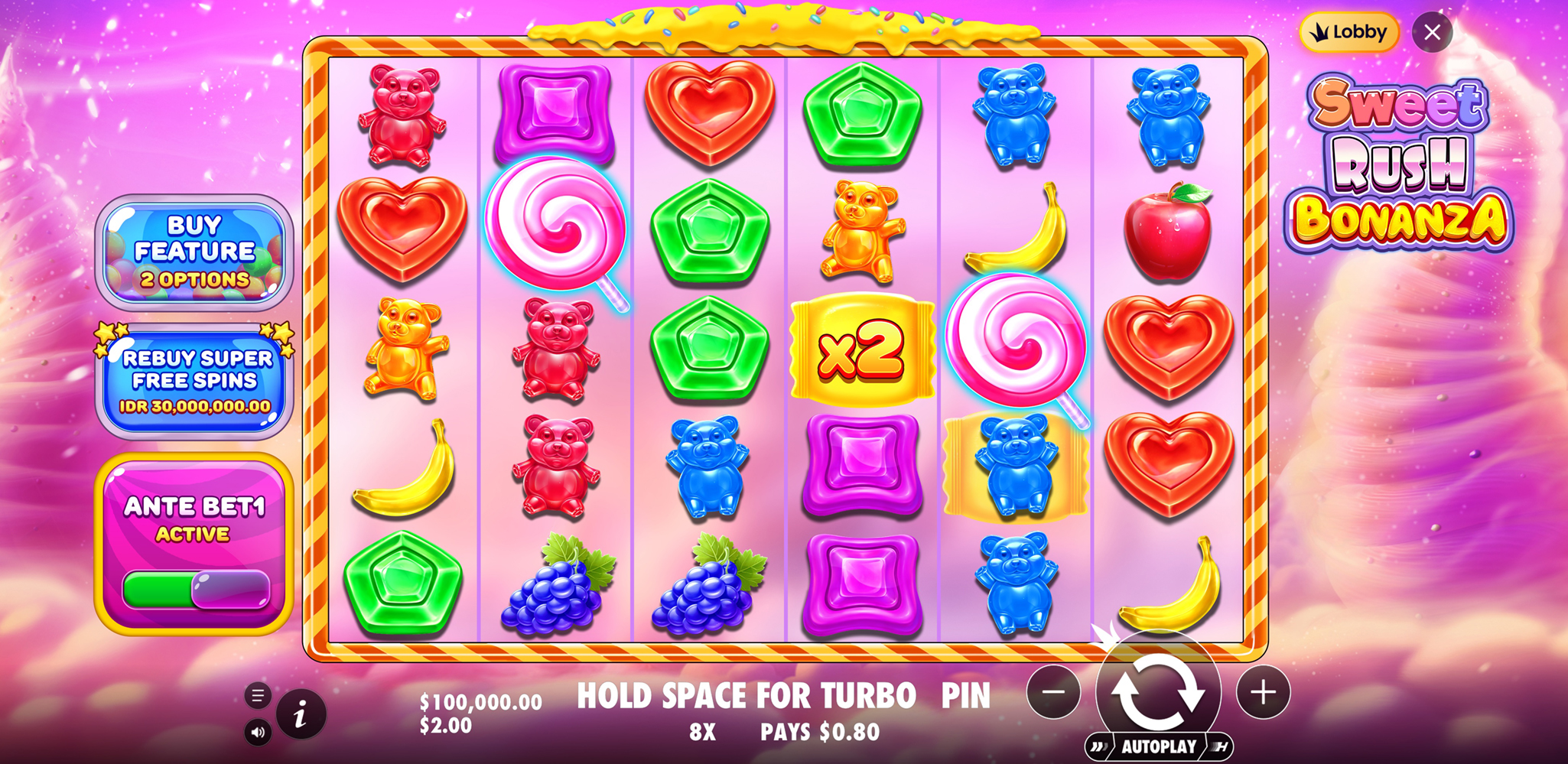 Sweet Rush Bonanza - Buy bonus 5
