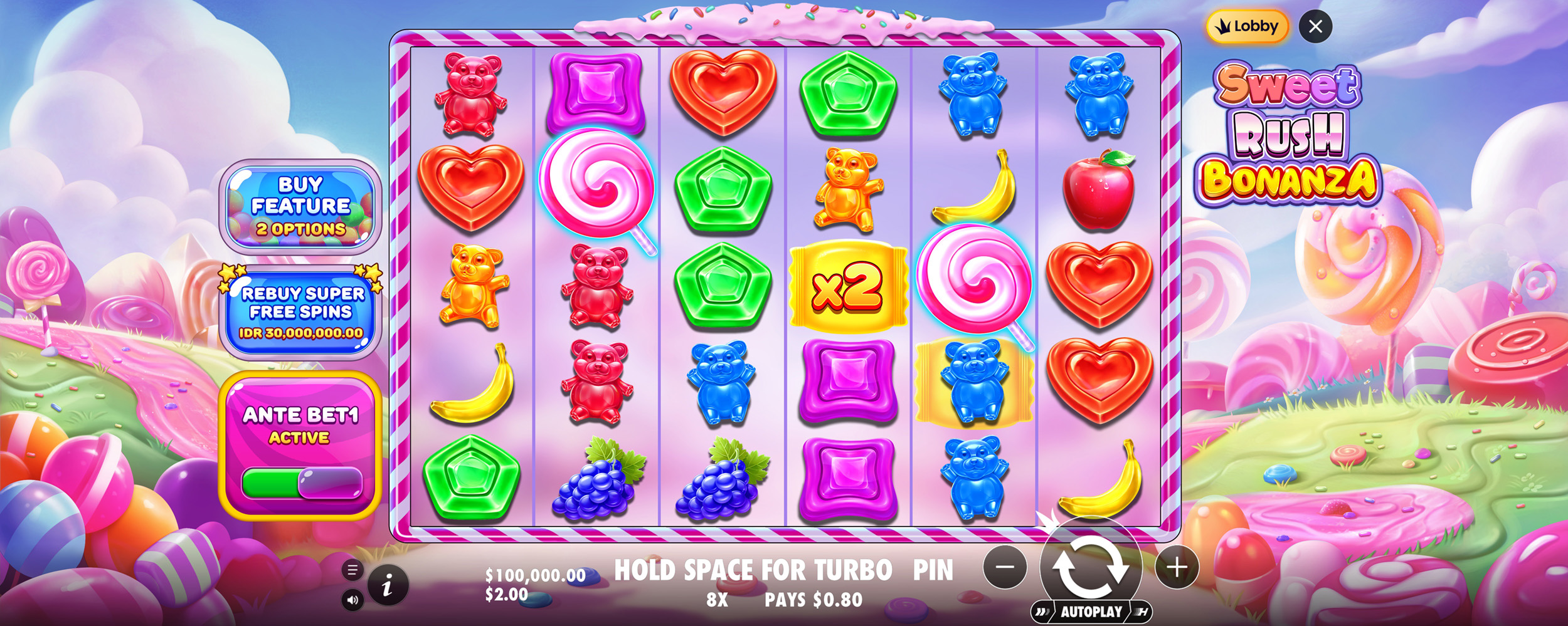 Sweet Rush Bonanza - Buy bonus 8