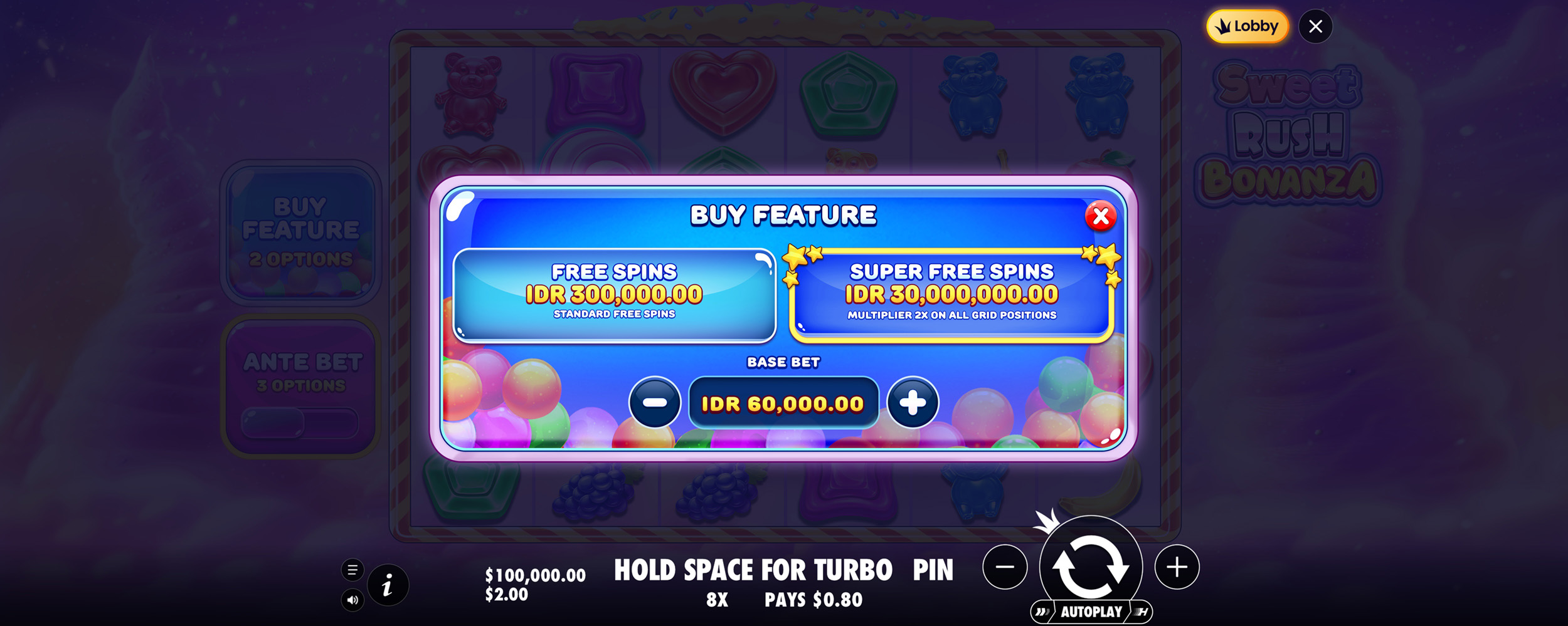 Sweet Rush Bonanza - Buy bonus 12