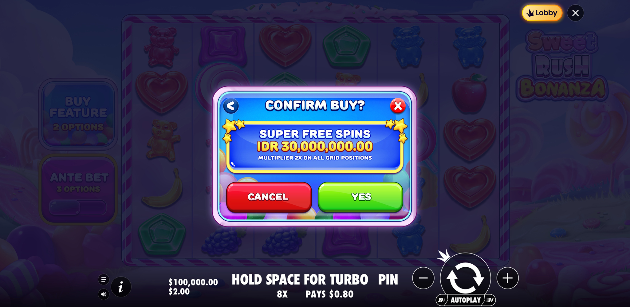 Sweet Rush Bonanza - Buy bonus 14