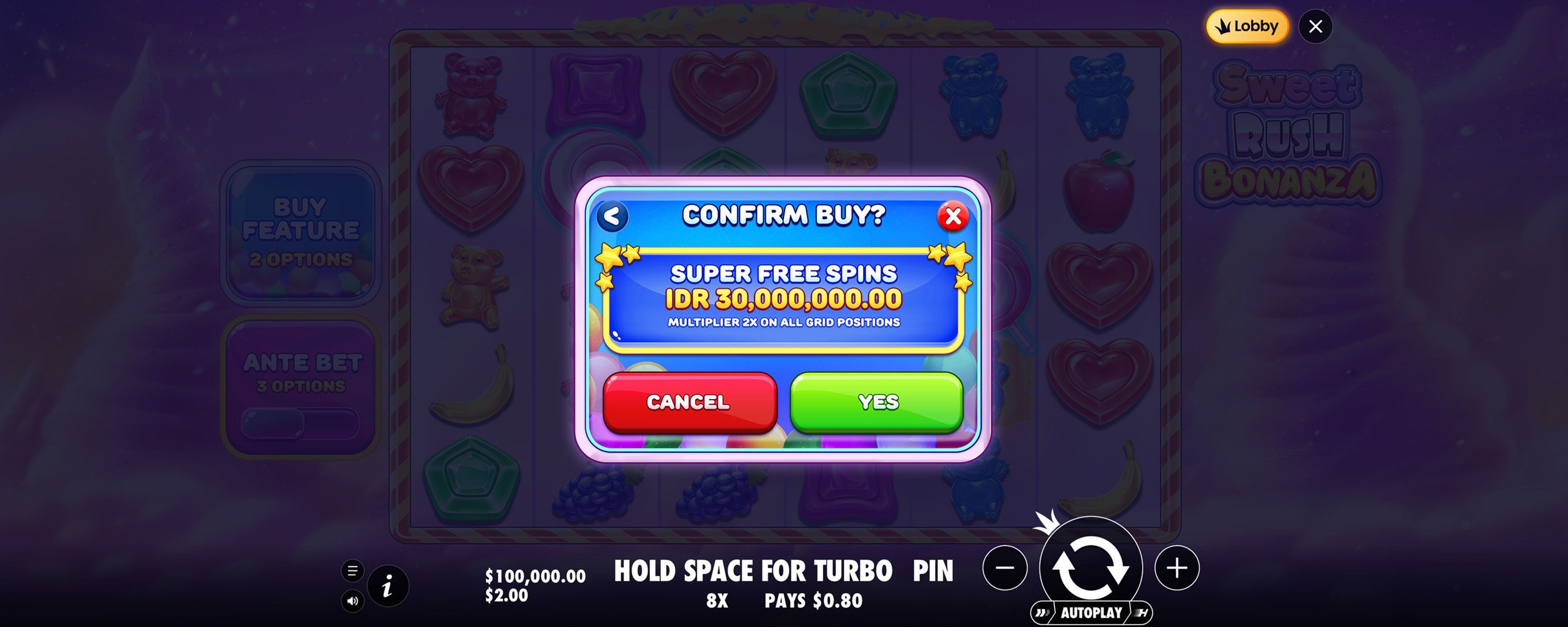 Sweet Rush Bonanza - Buy bonus 16