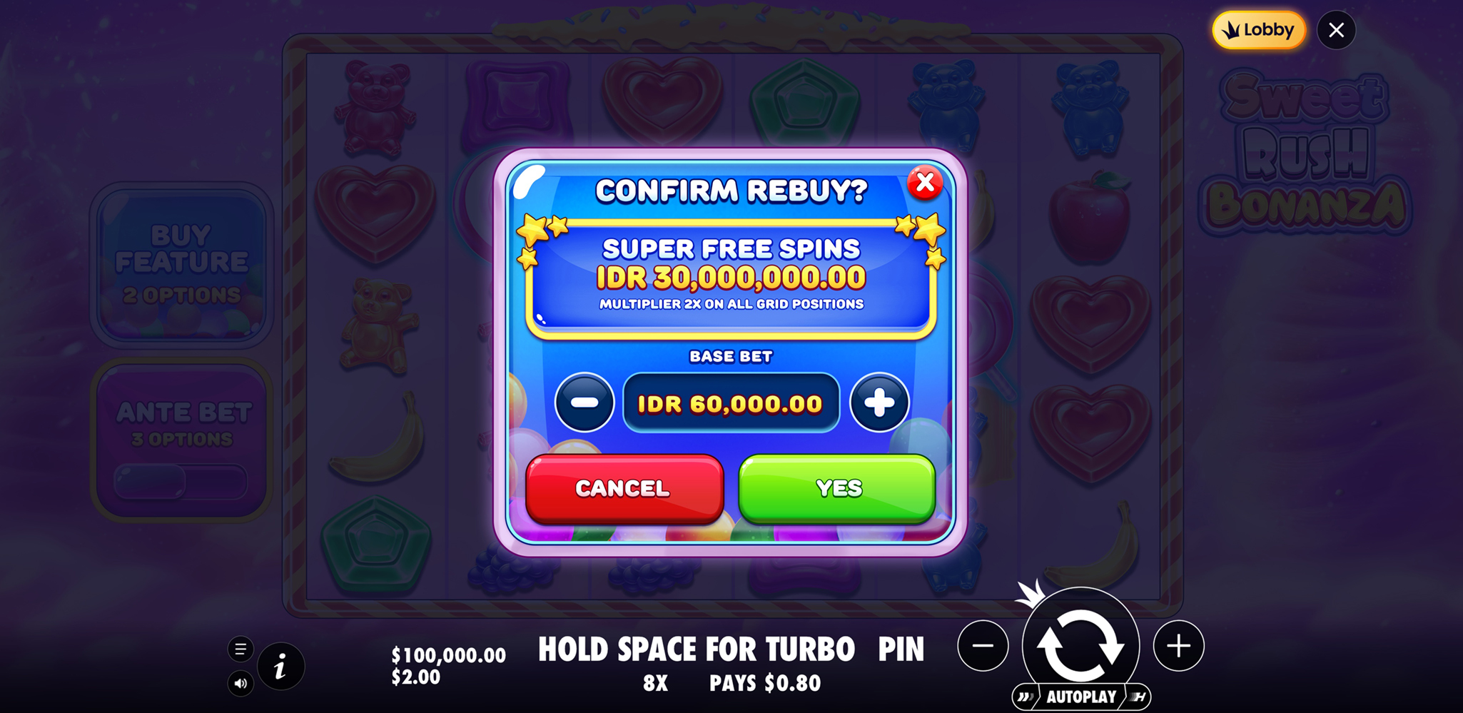 Sweet Rush Bonanza - Buy bonus 17