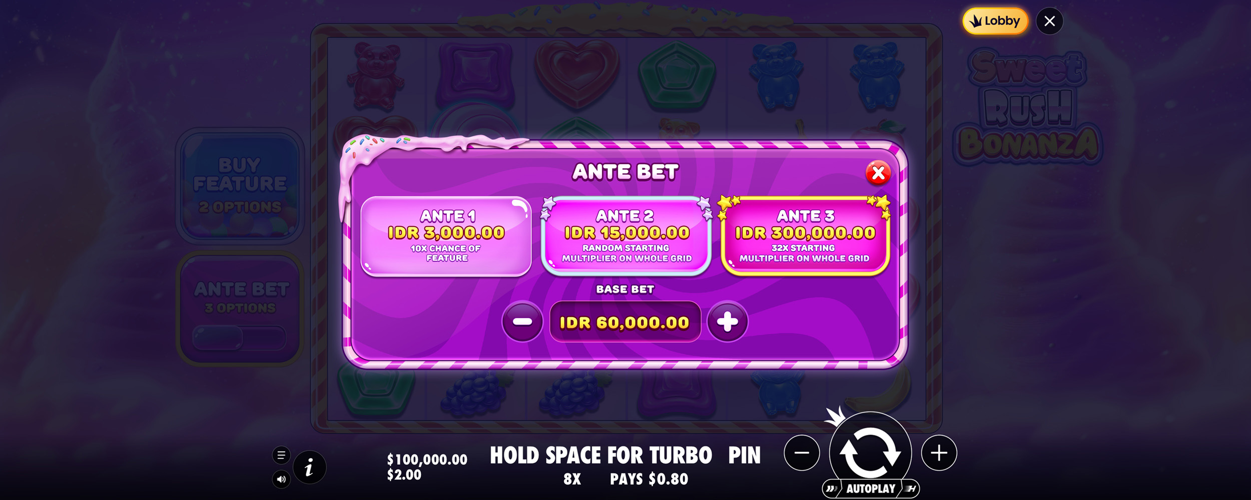 Sweet Rush Bonanza - Buy bonus 24