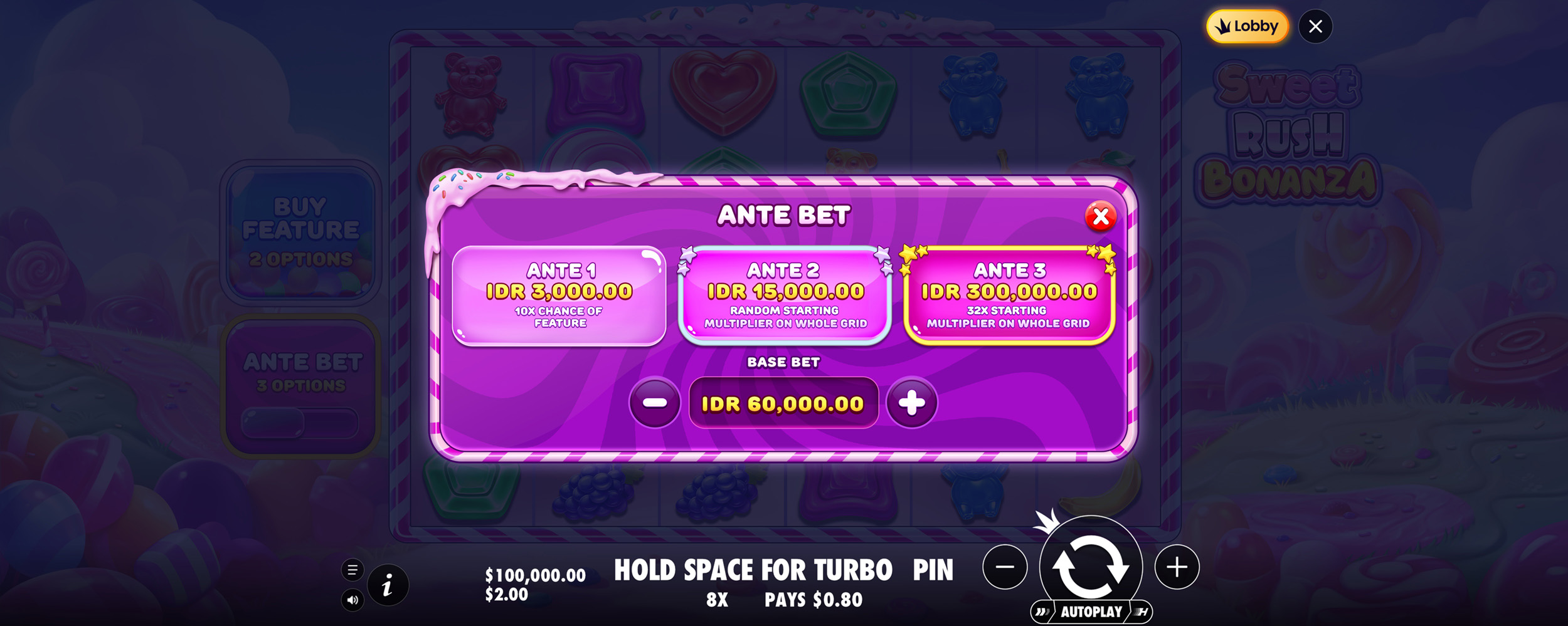 Sweet Rush Bonanza - Buy bonus 23