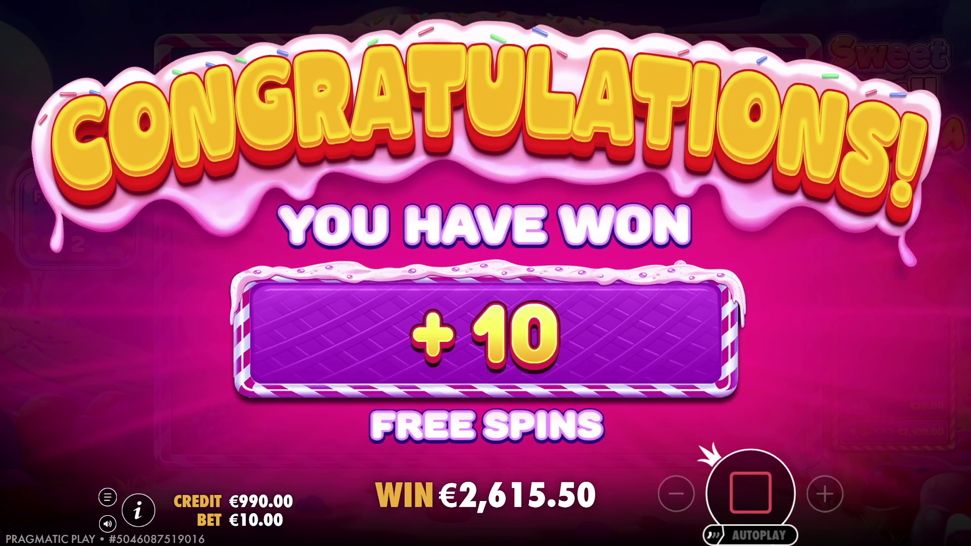 Sweet Rush Bonanza - Free spins 3