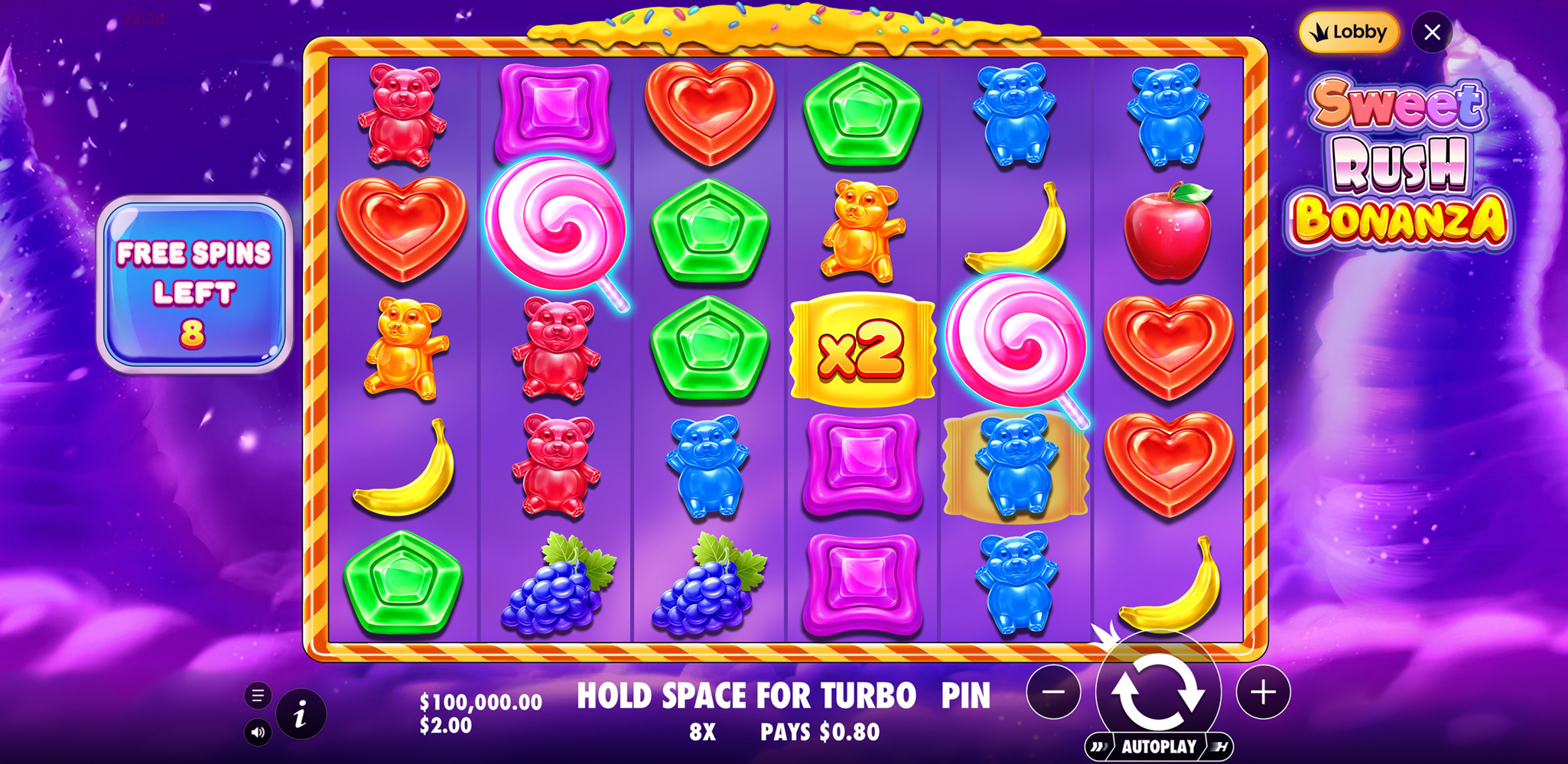 Sweet Rush Bonanza - Free spins 4
