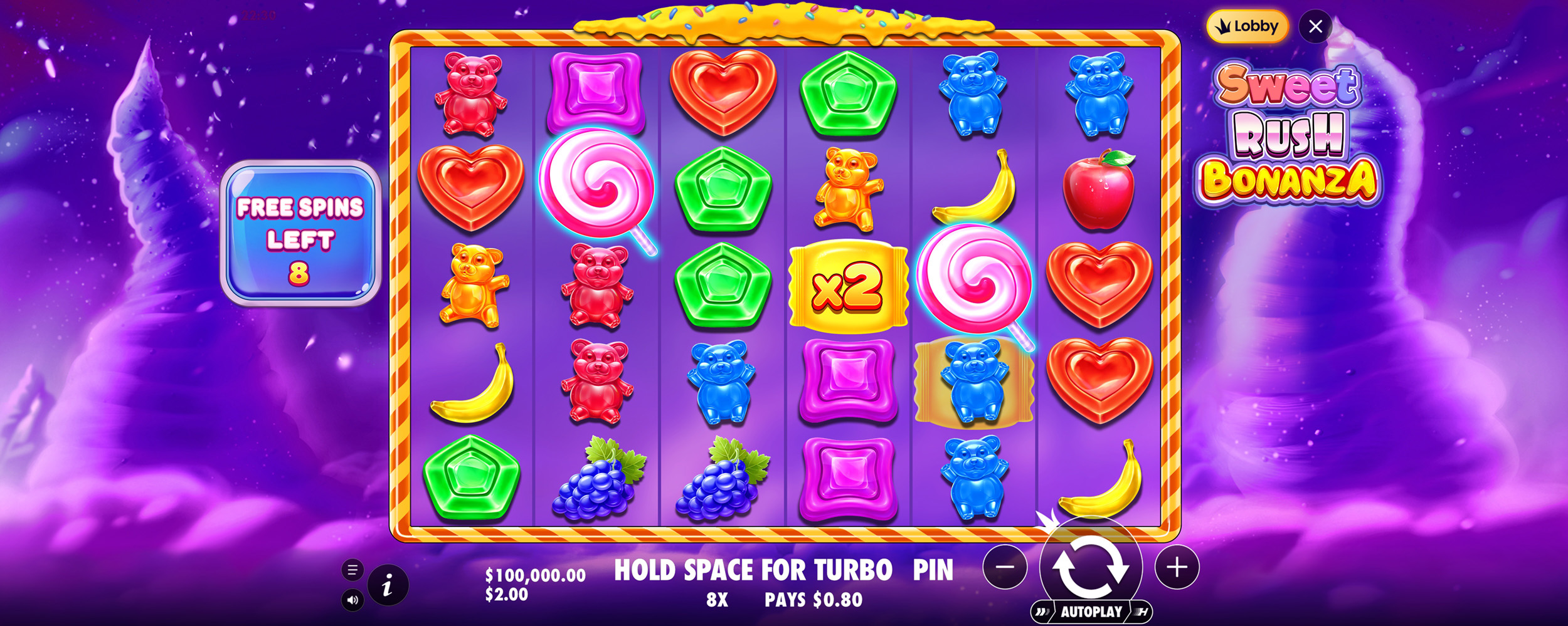 Sweet Rush Bonanza - Free spins 7