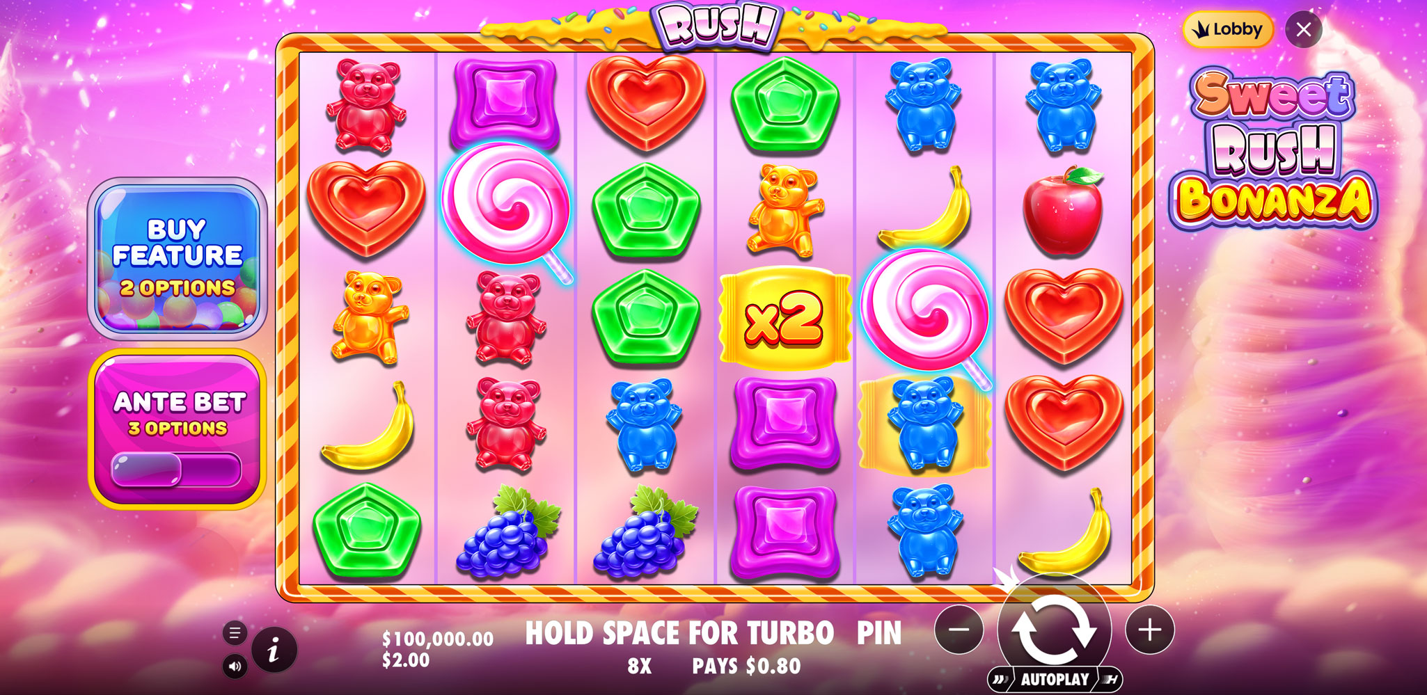 Sweet Rush Bonanza - Base game 6