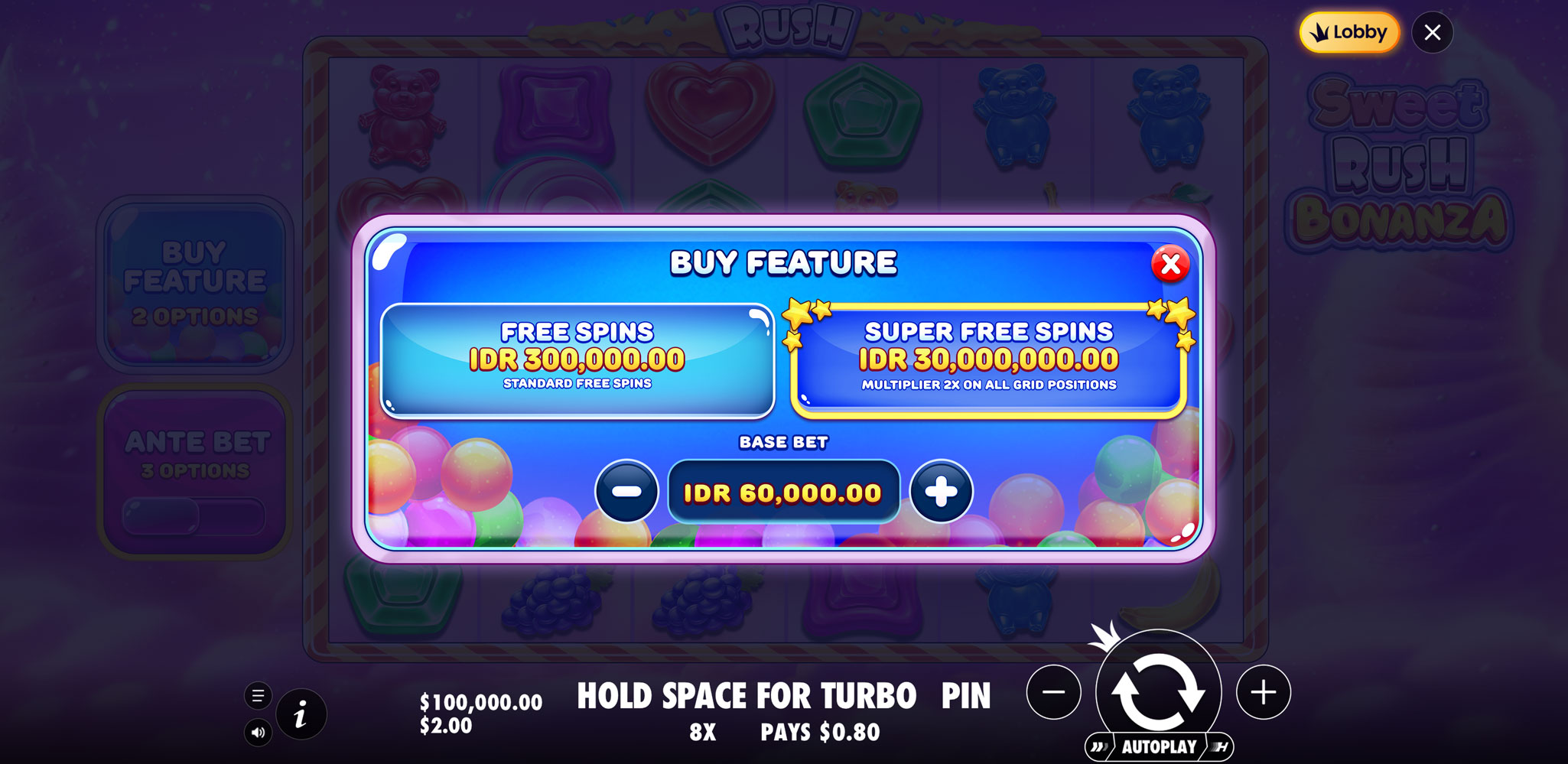 Sweet Rush Bonanza - Buy bonus 27