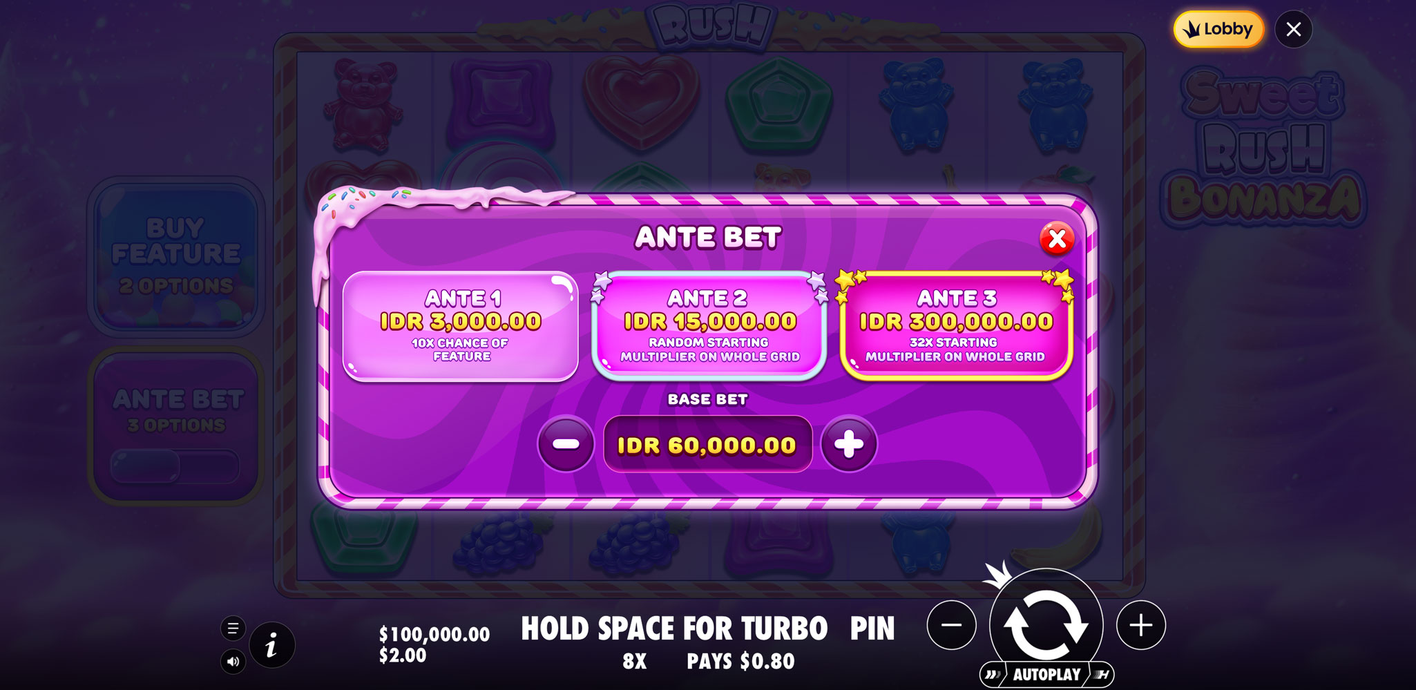 Sweet Rush Bonanza - Buy bonus 28