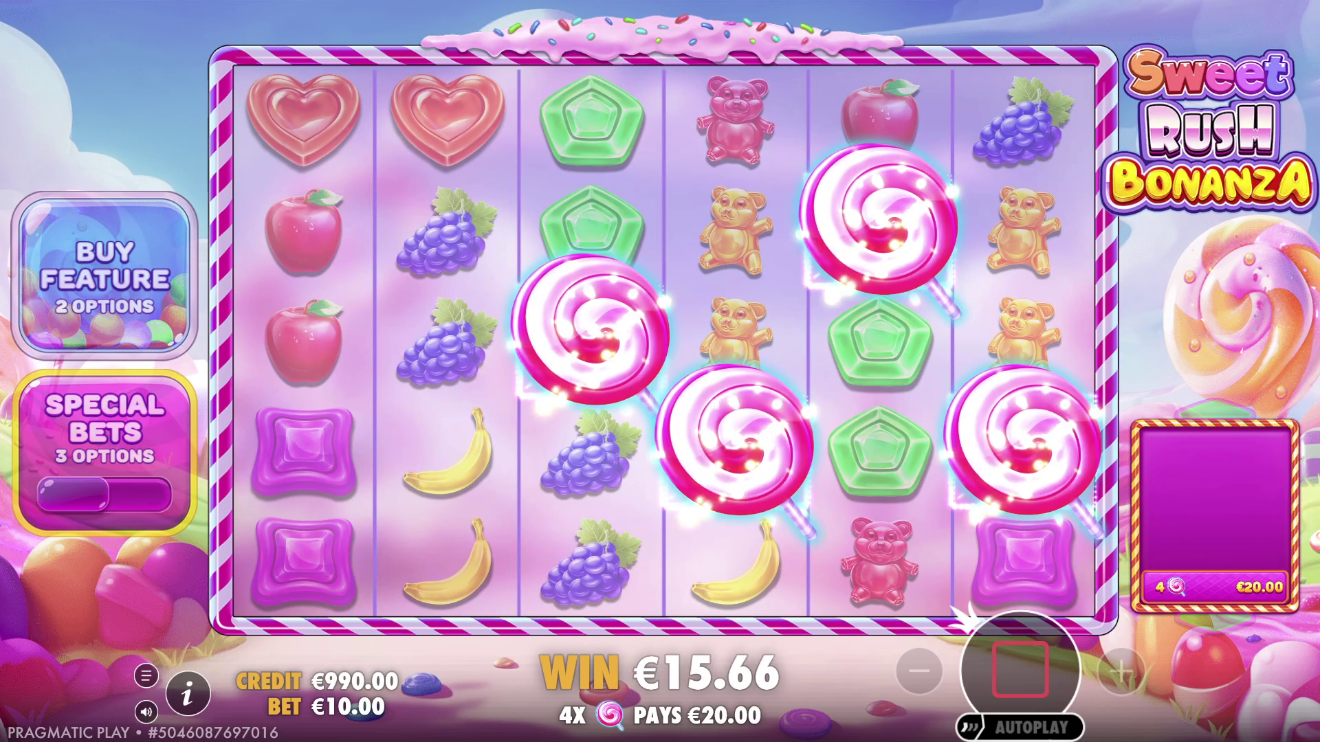 Sweet Rush Bonanza - Free spins 9