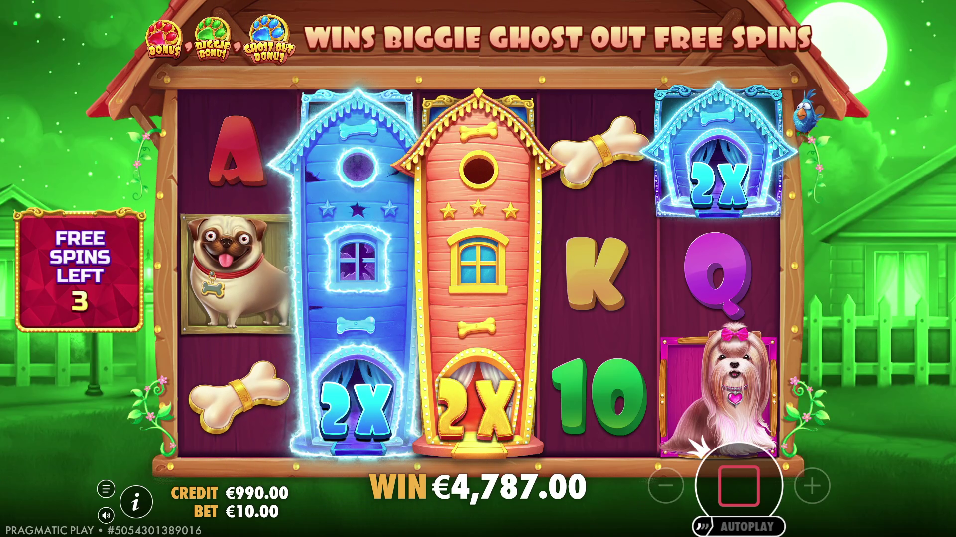 The Big Dog House - Free spins 3