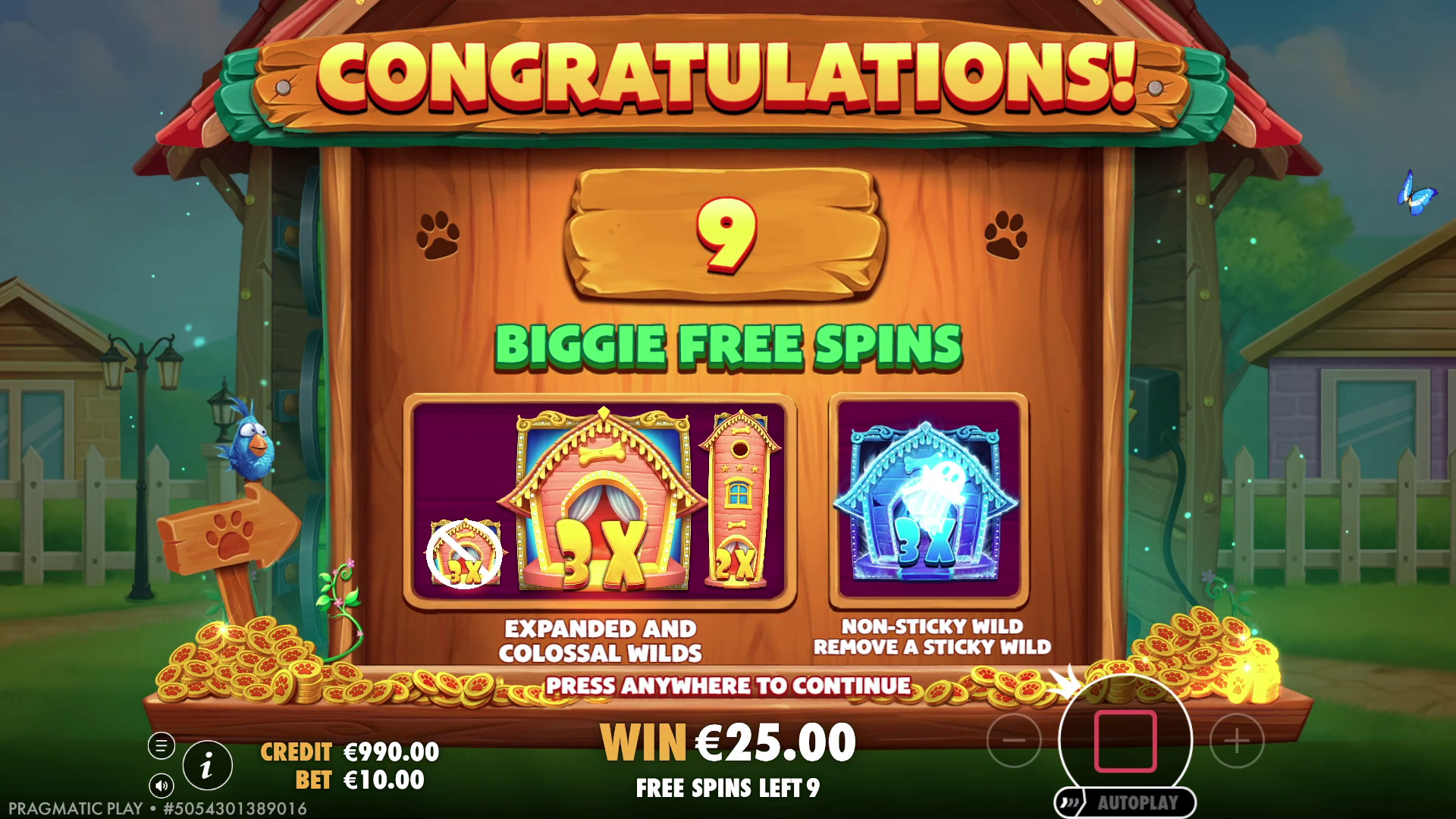 The Big Dog House - Free spins 4