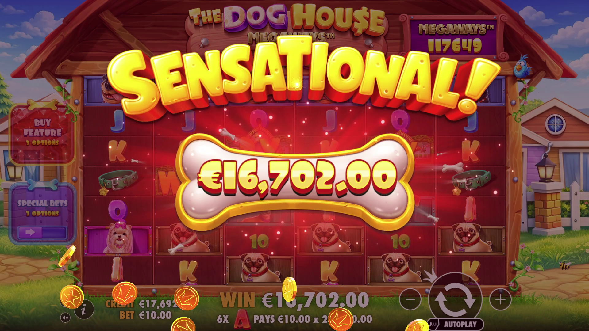 The Dog House Megaways 1000 - Big win 1
