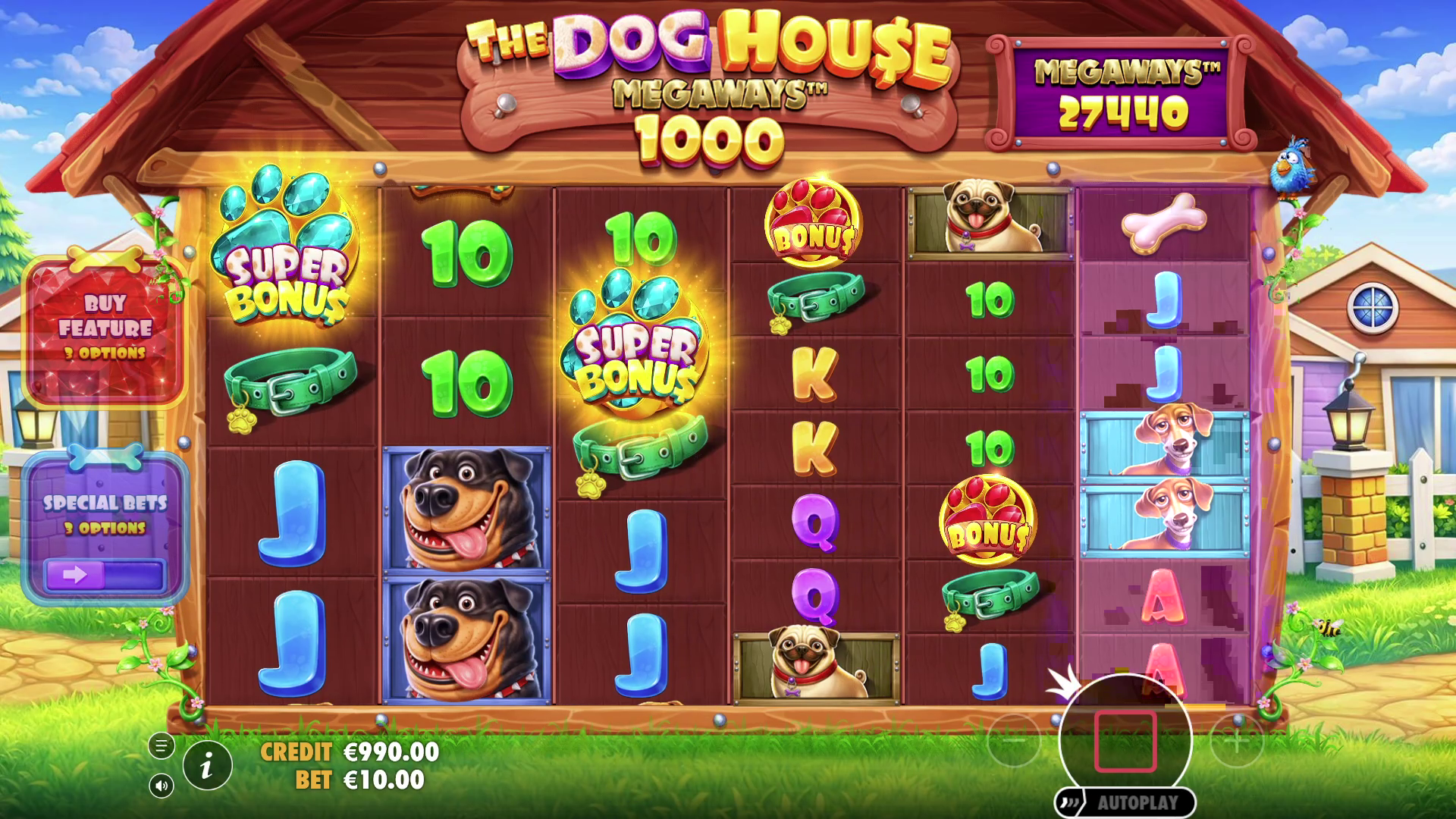 The Dog House Megaways 1000 - Base game 3