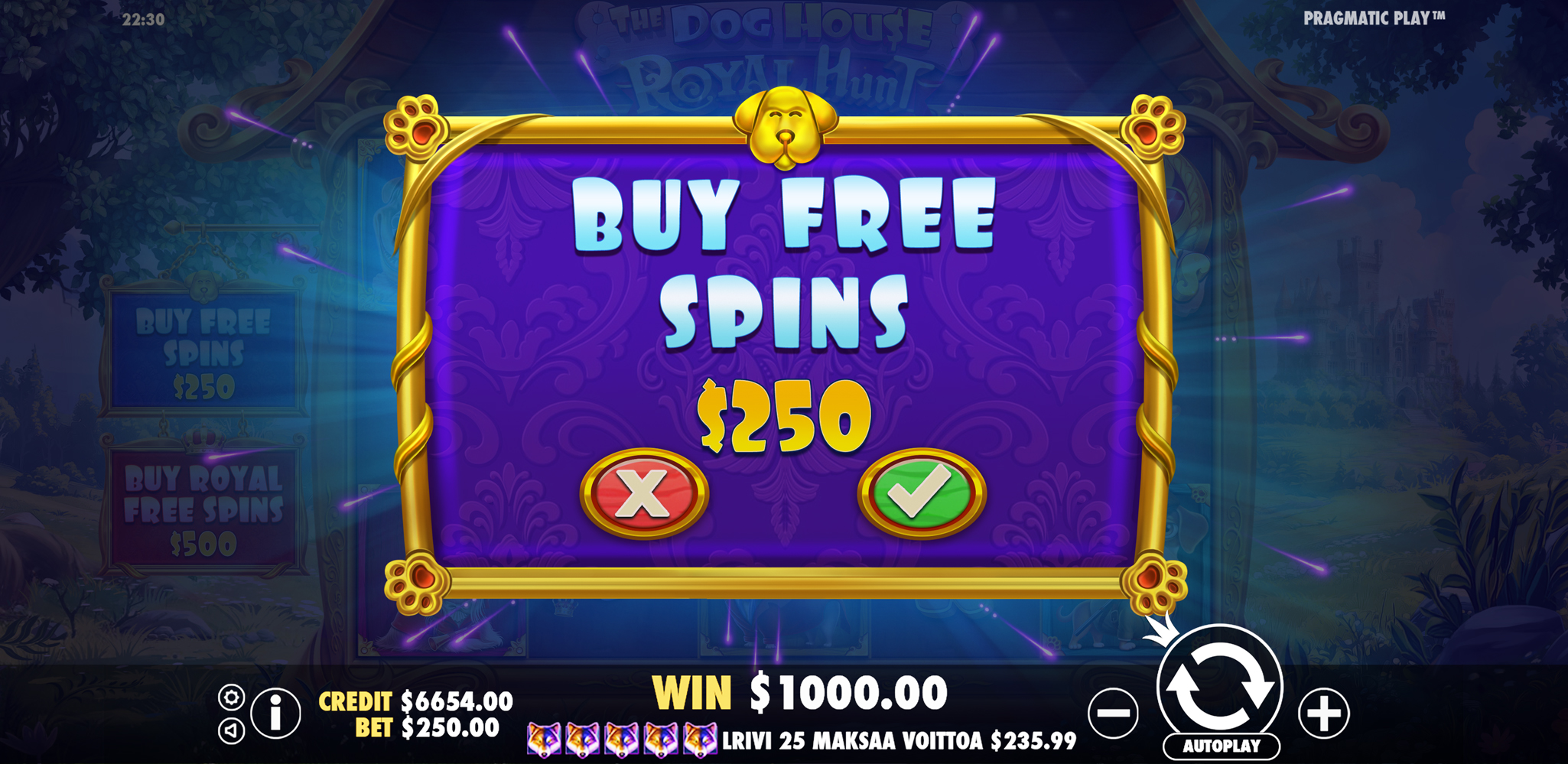 The Dog House - Royal Hunt - Buy bonus 1