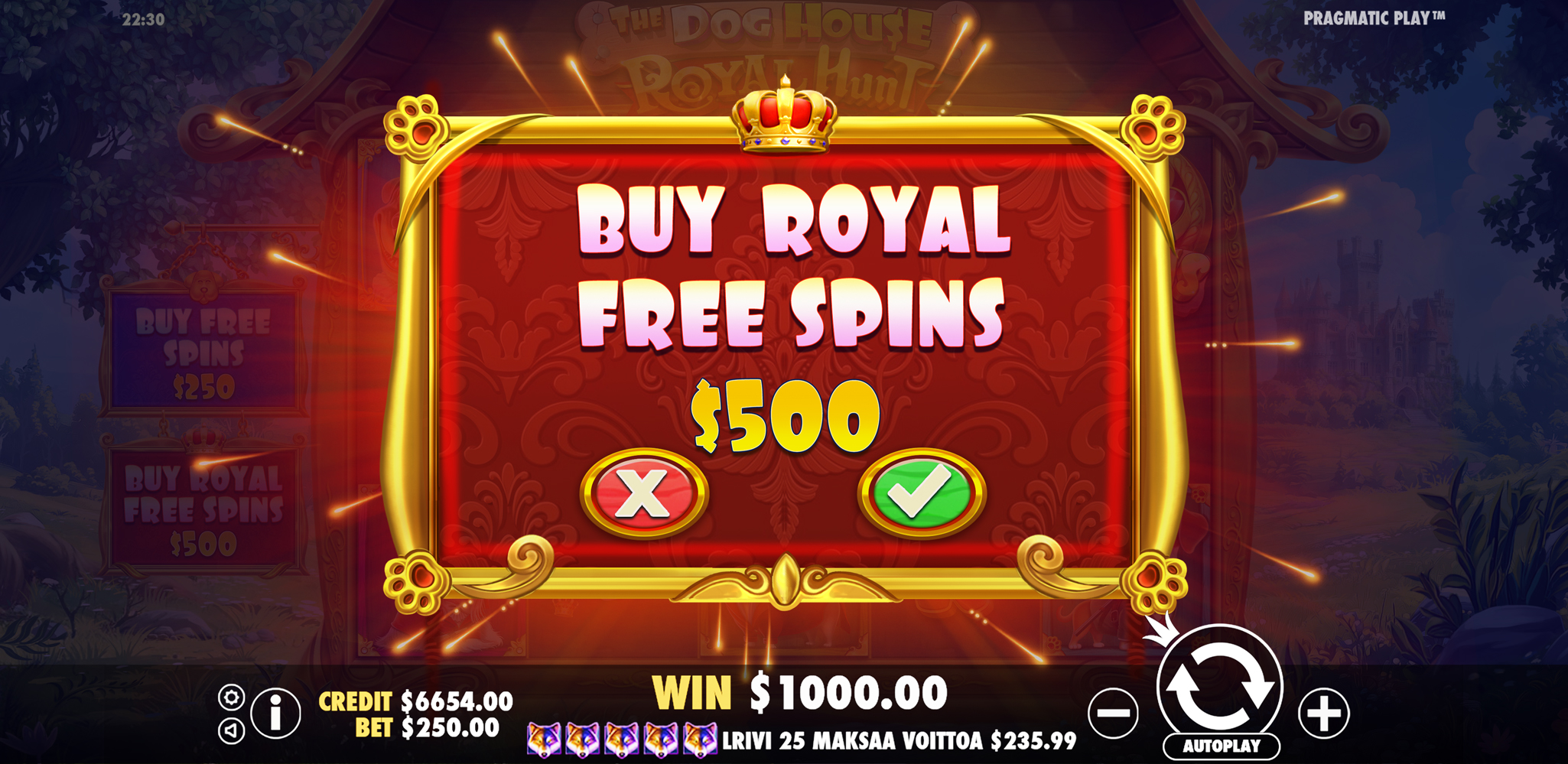 The Dog House - Royal Hunt - Buy bonus 3
