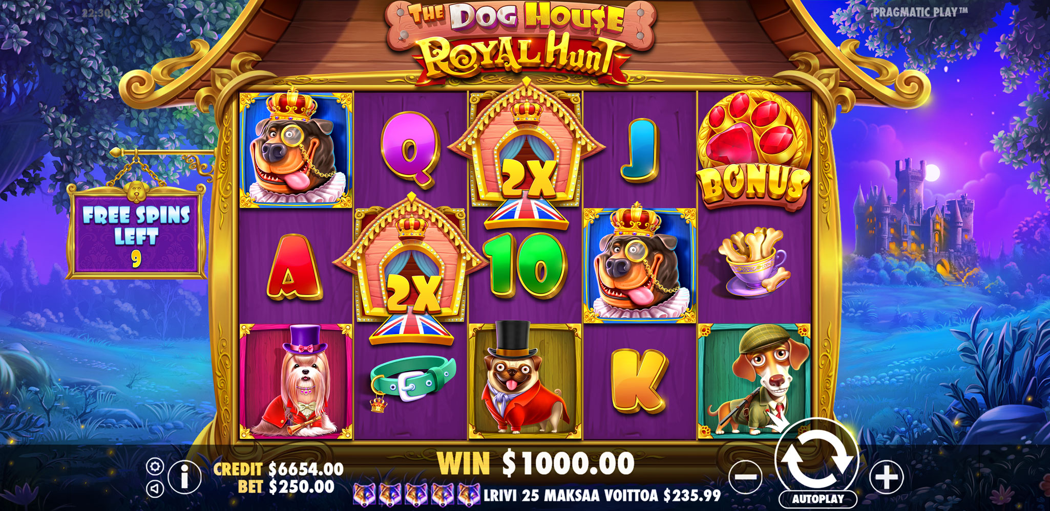 The Dog House - Royal Hunt - Free spins 3