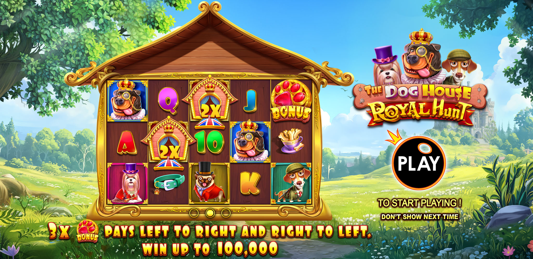 The Dog House - Royal Hunt - Start screen 1
