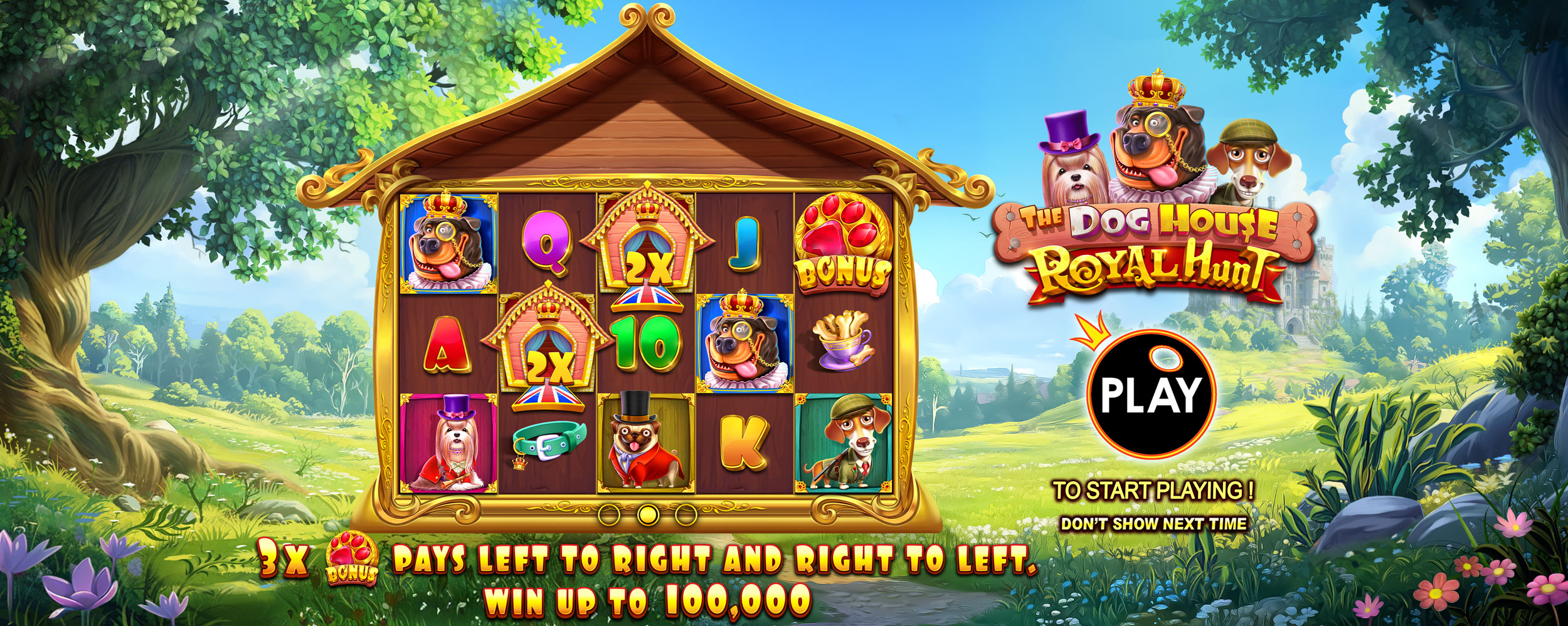 The Dog House - Royal Hunt - Start screen 2