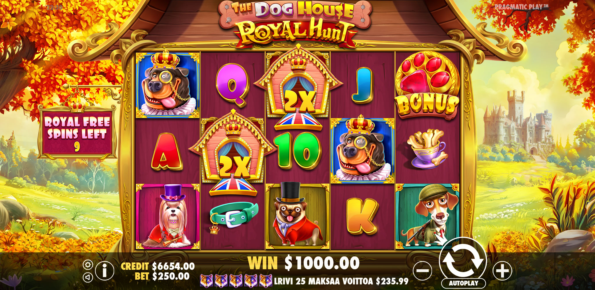 The Dog House - Royal Hunt - Free spins 5