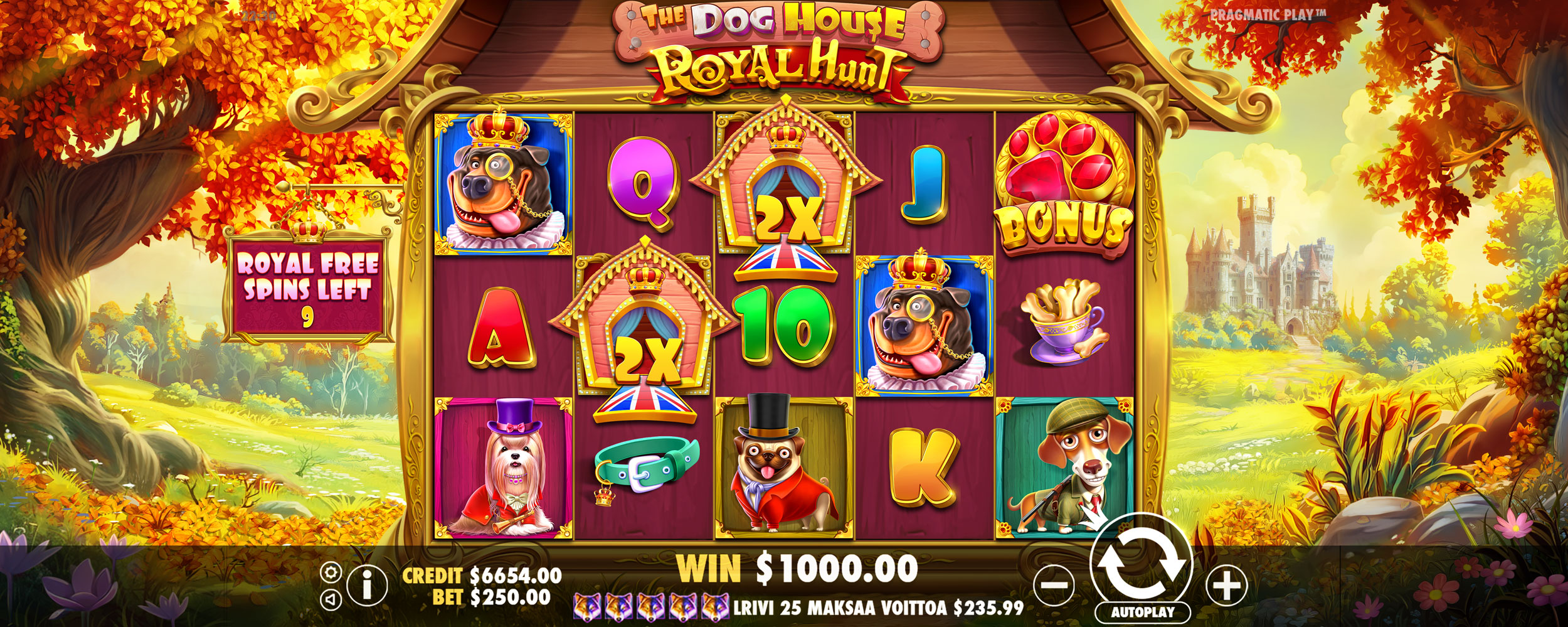 The Dog House - Royal Hunt Slot Demo by Pragmatic Play
