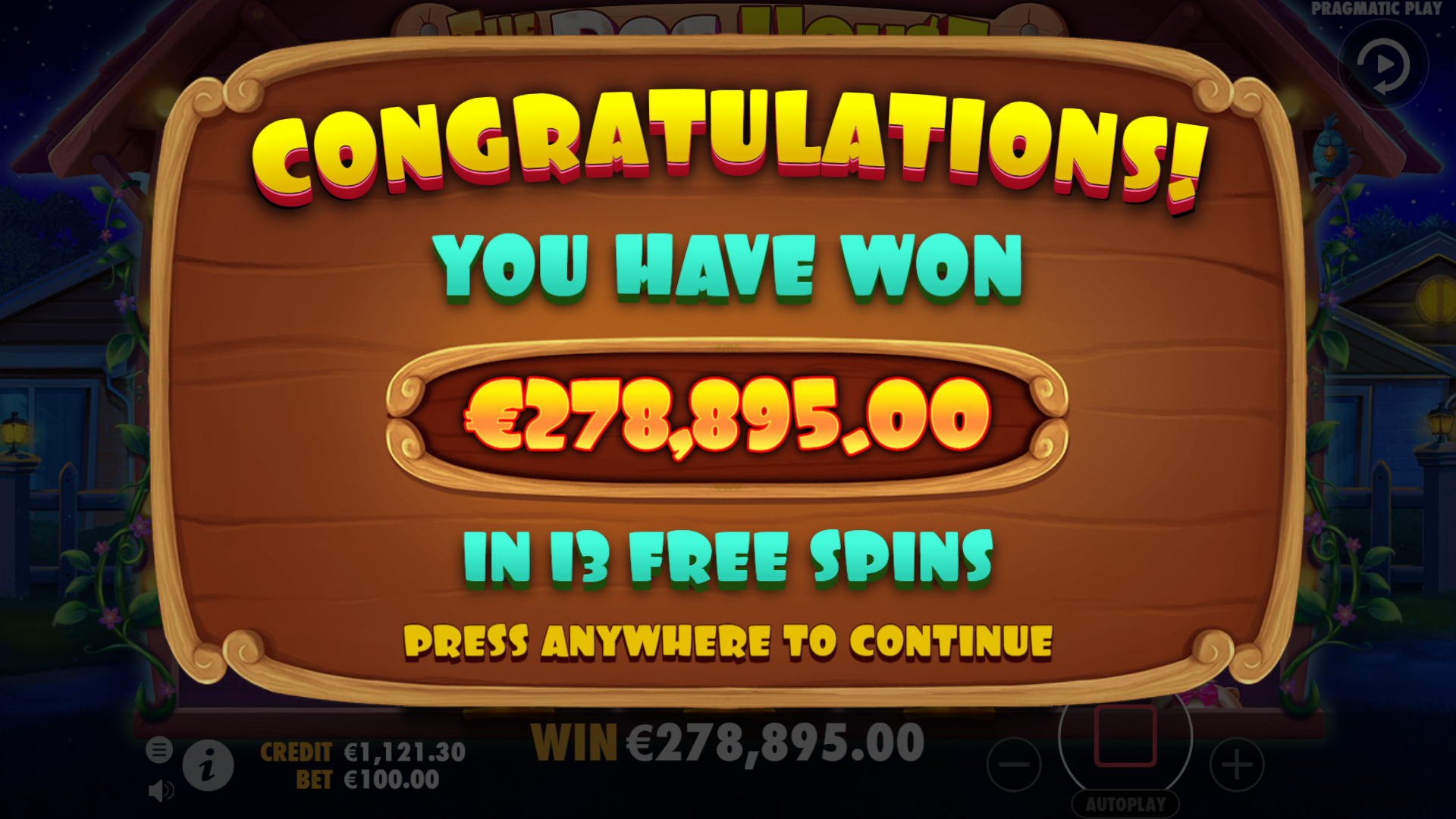 The Dog House - Free spins 7